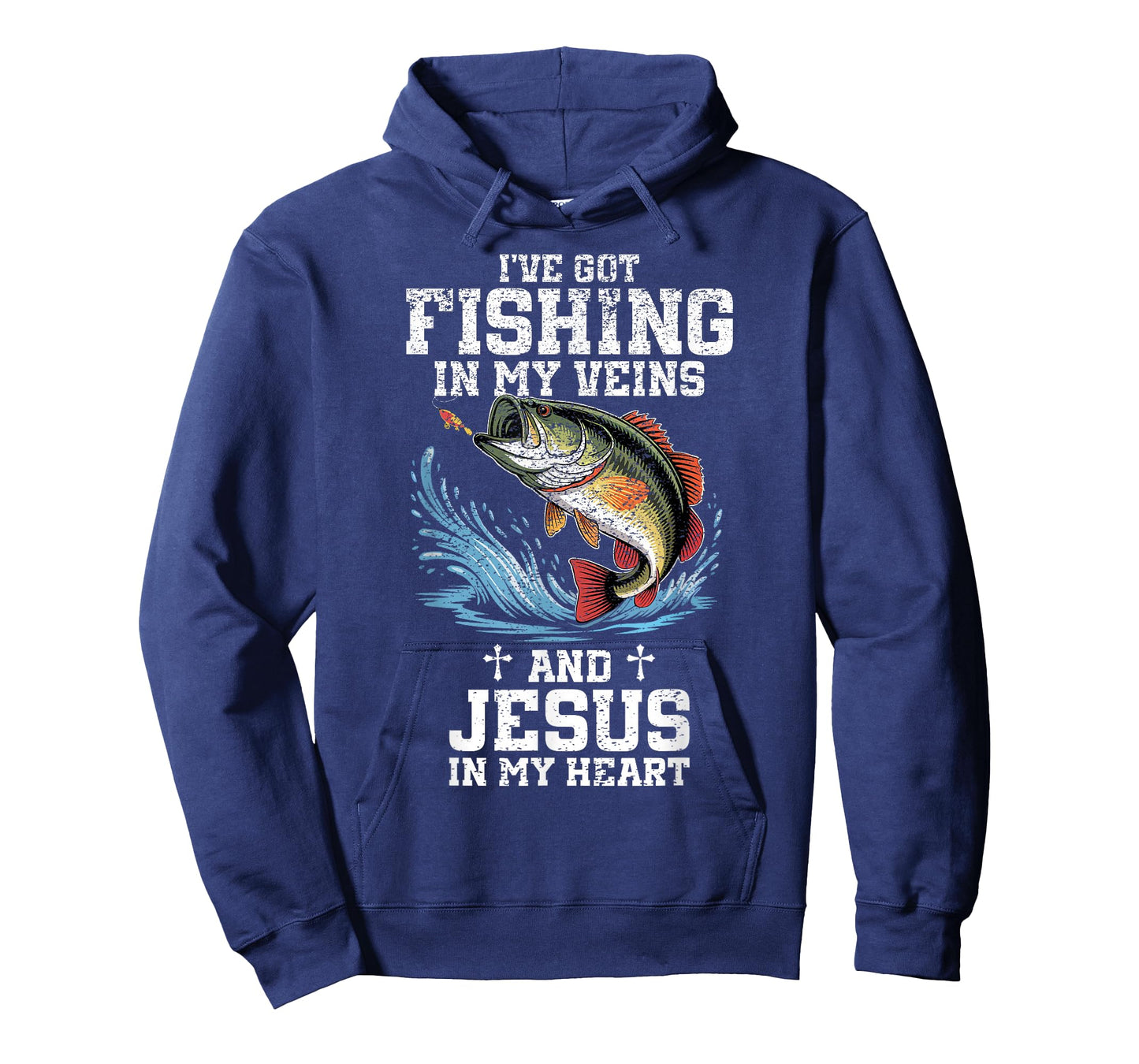 I've Got Fishing in My Veins and Jesus in My Heart Christ T-Shirt