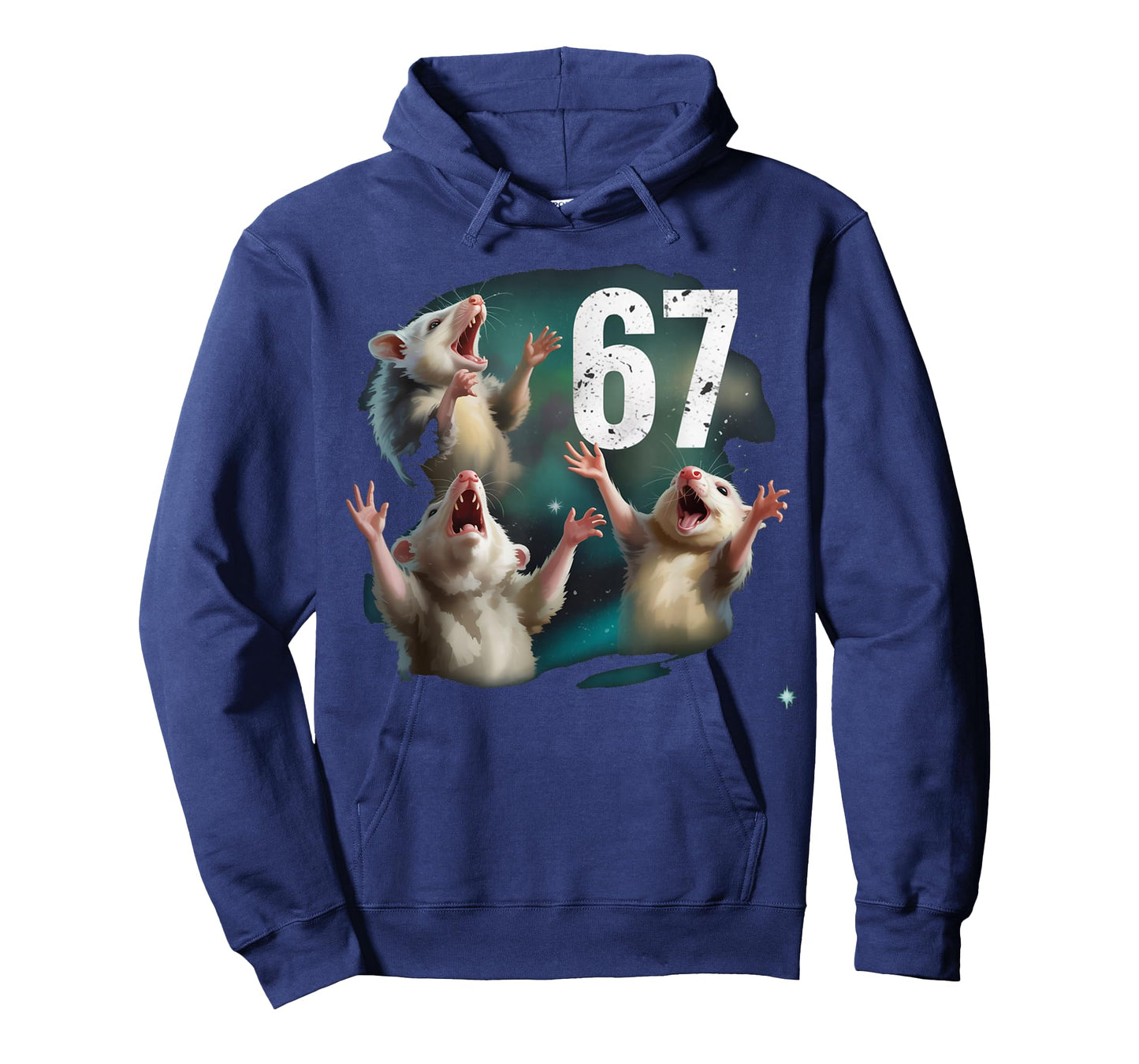 67 Possum Howling at The Moon 67 T-Shirt 6 7 Halloween 67 T-Shirt