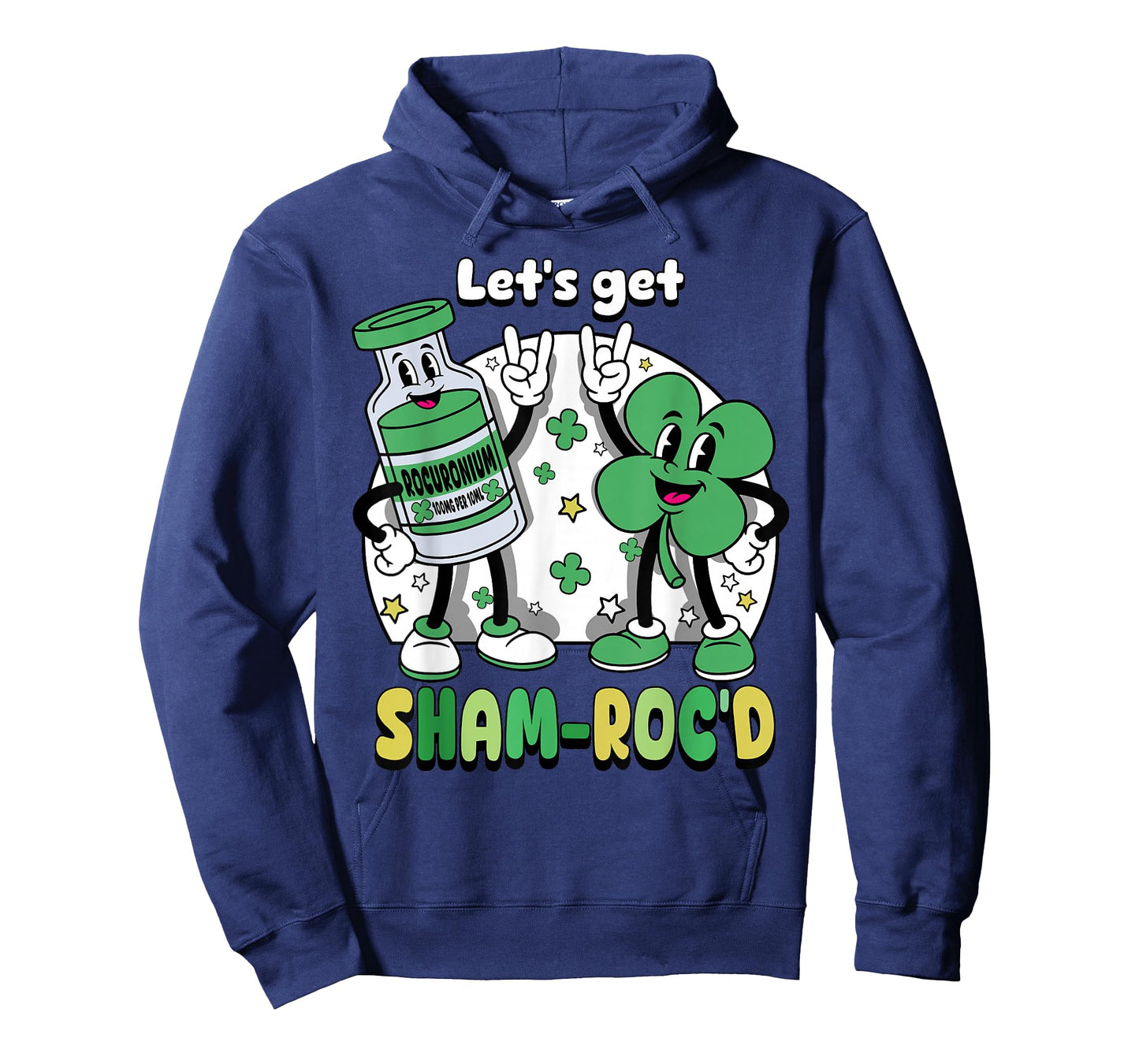 St Patricks Day Lets Get Sham Rocd ICU Nurse Life Nursing T-Shirt