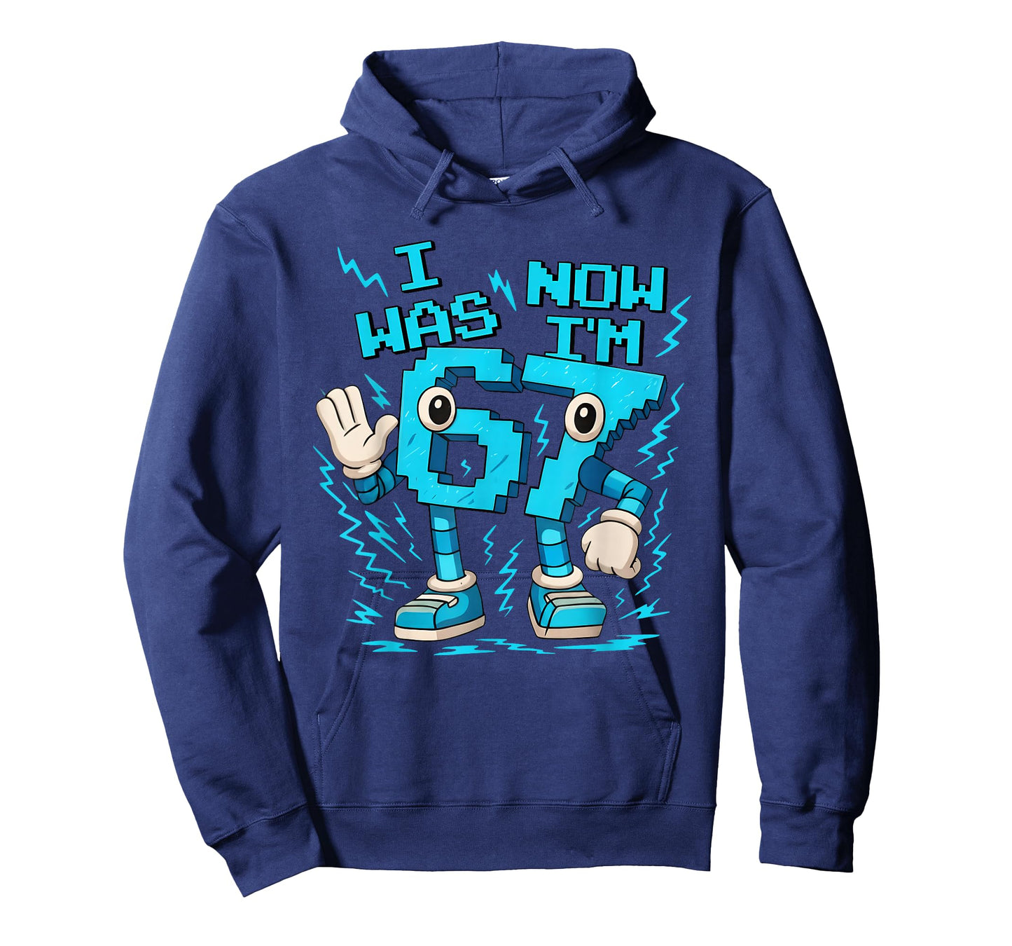 I was 6 Now I'm 7 Six Seven 7 Years Old Birthday Brainrot T-Shirt