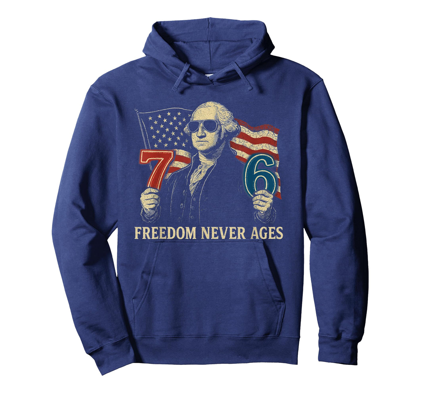 6-7 7-6 George Washington Freedom Design for Teachers T-Shirt