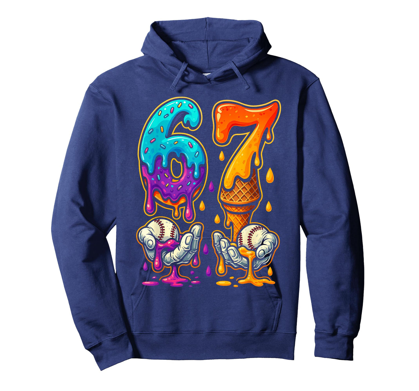 6 7 Six Seven Baseball Drip Gen Z Alpha Meme Slang Boys Kids T-Shirt