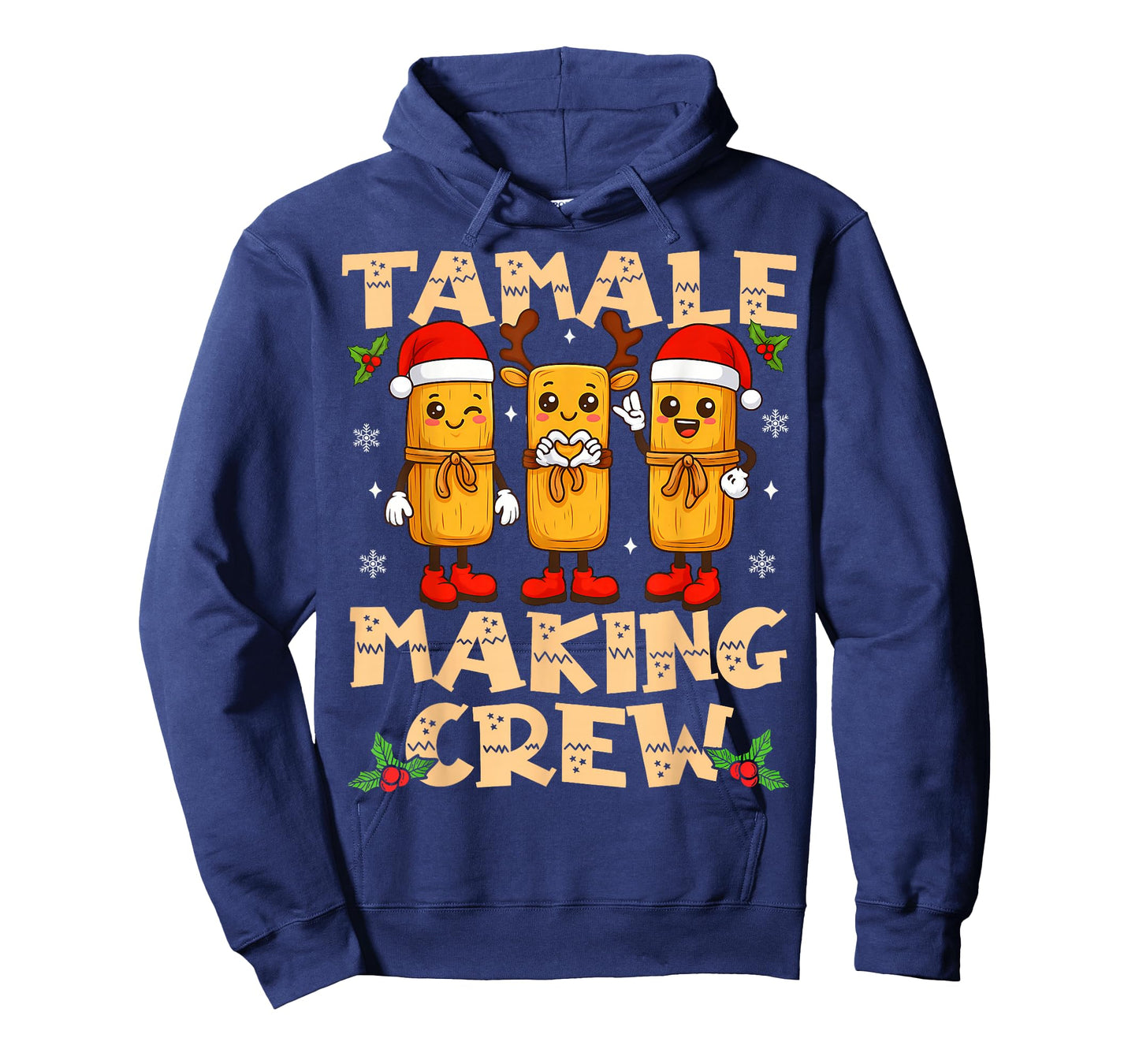 Tamale Making Crew Tamale Season Funny Mexican Christmas T-Shirt