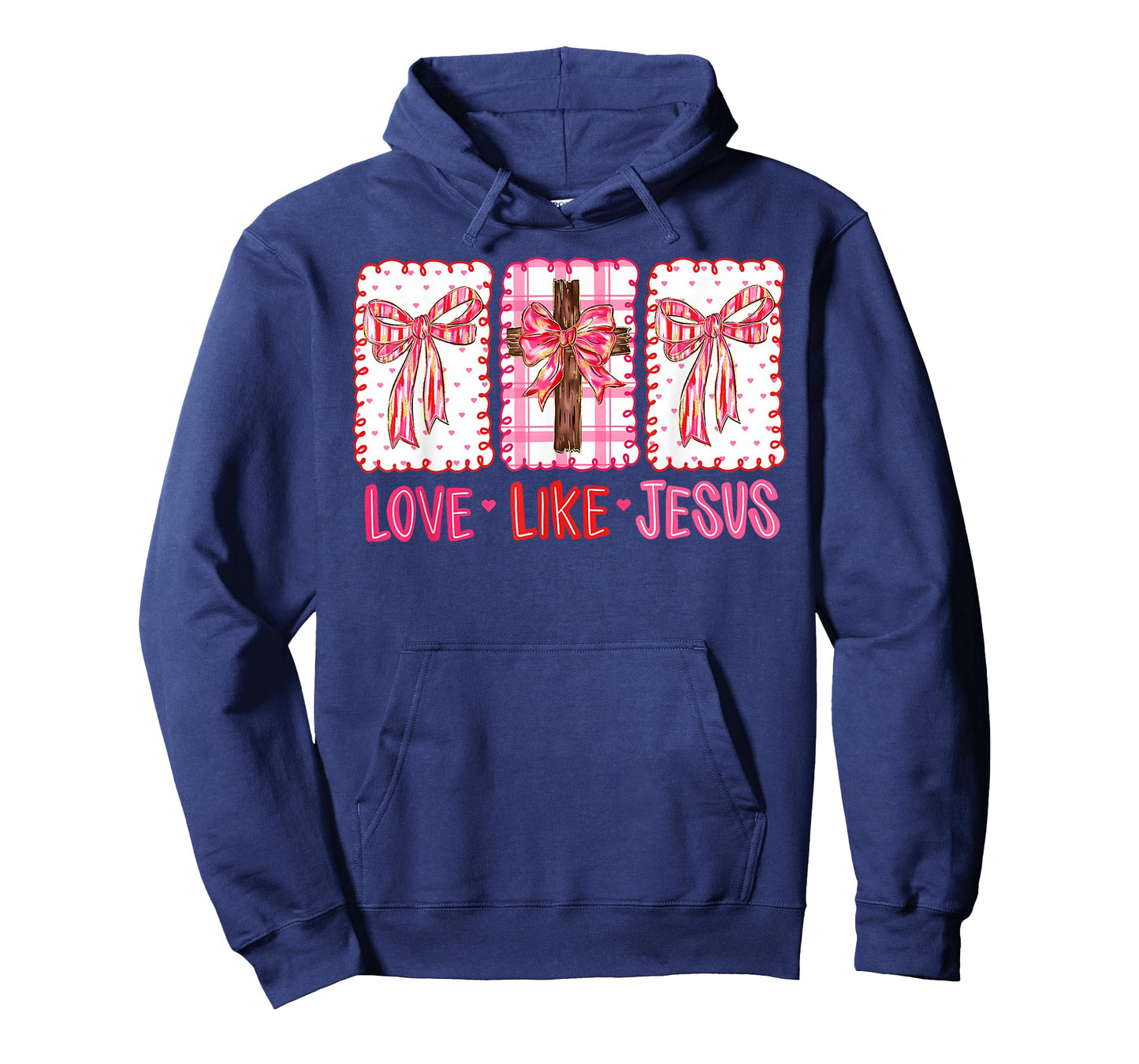 Preppy Valentine Love Like Jesus John 15:12 Girl Women T-Shirt