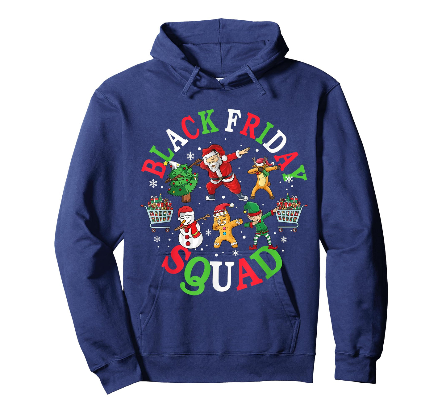 Christmas Black Shopping Funny Dabbing Squad Friday Shopping T-Shirt