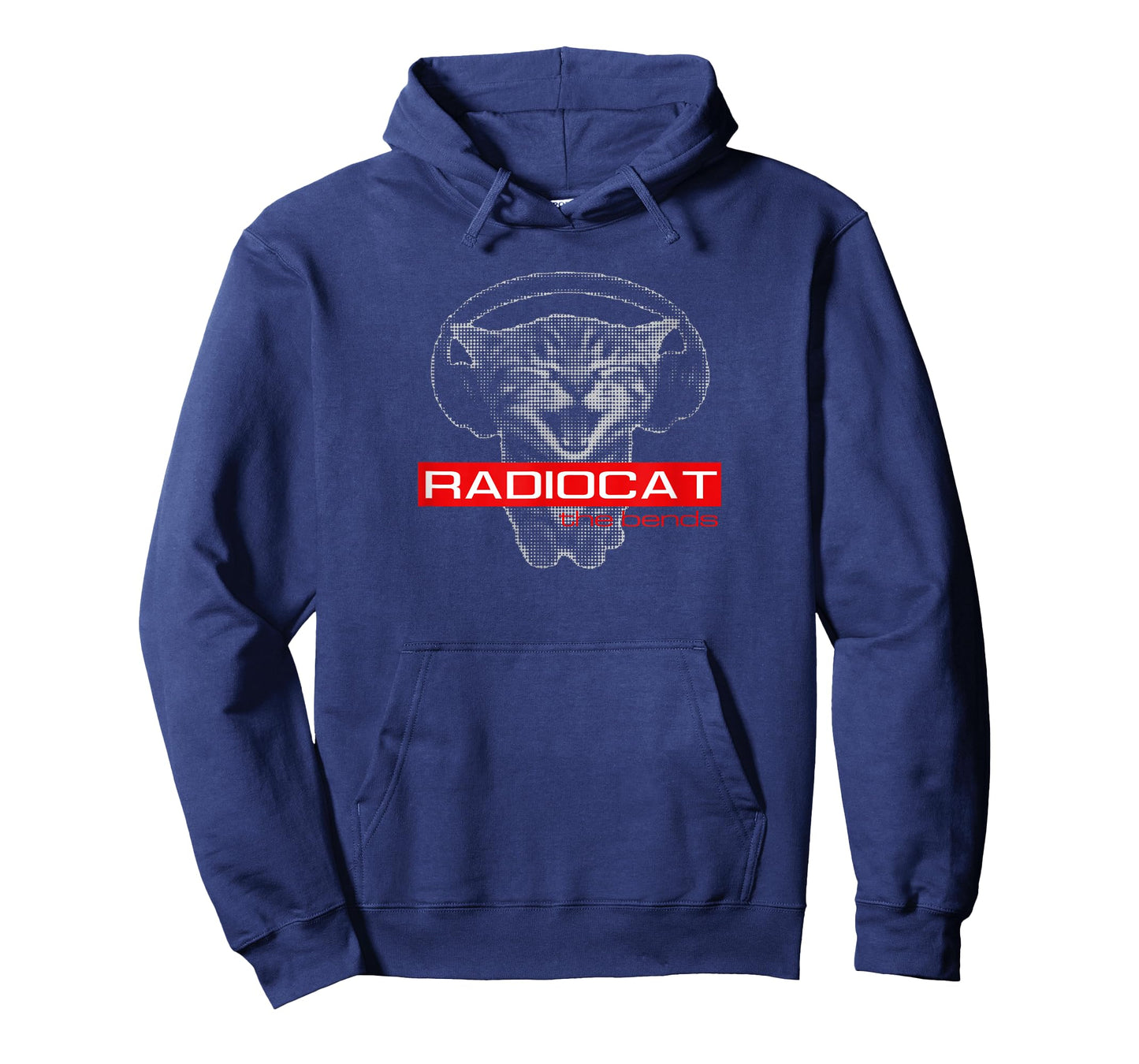 Radiocat The Bends Funny Music Meme Cat Lover for Men Women T-Shirt