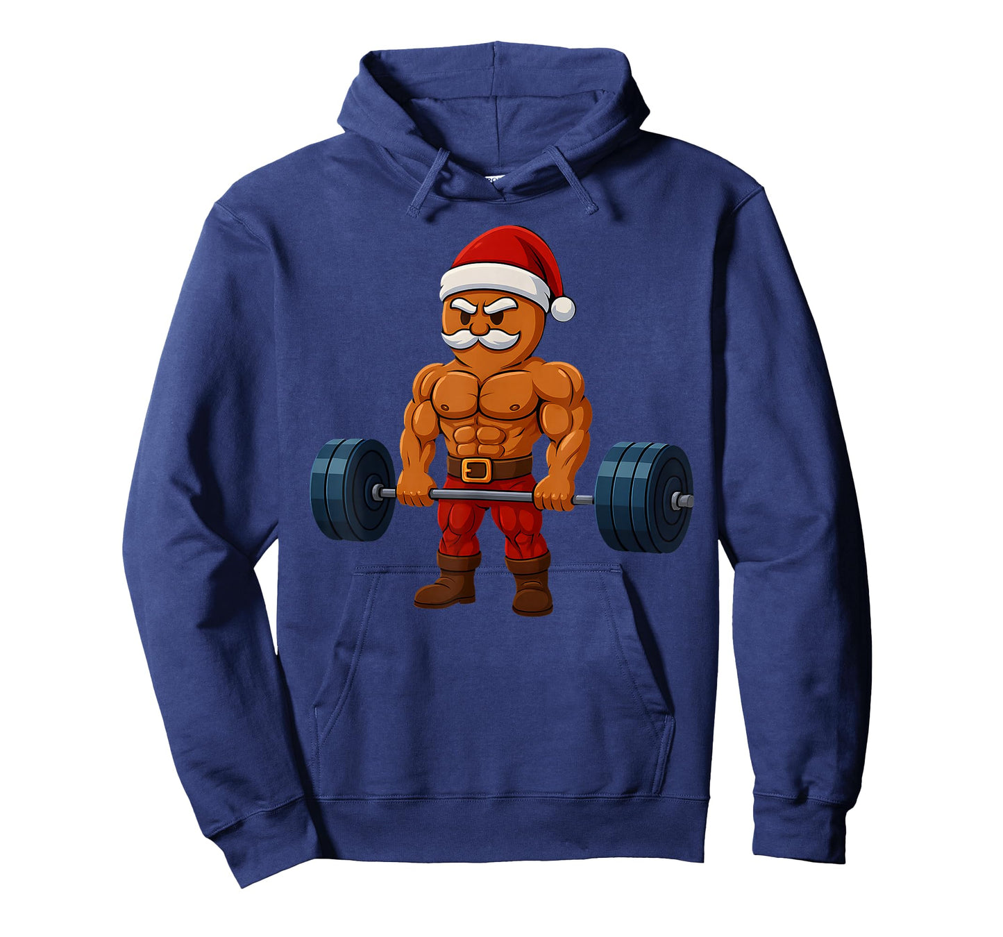 Gingerbread Weightlifting Fitness Gym Workout Christmas Tree T-Shirt