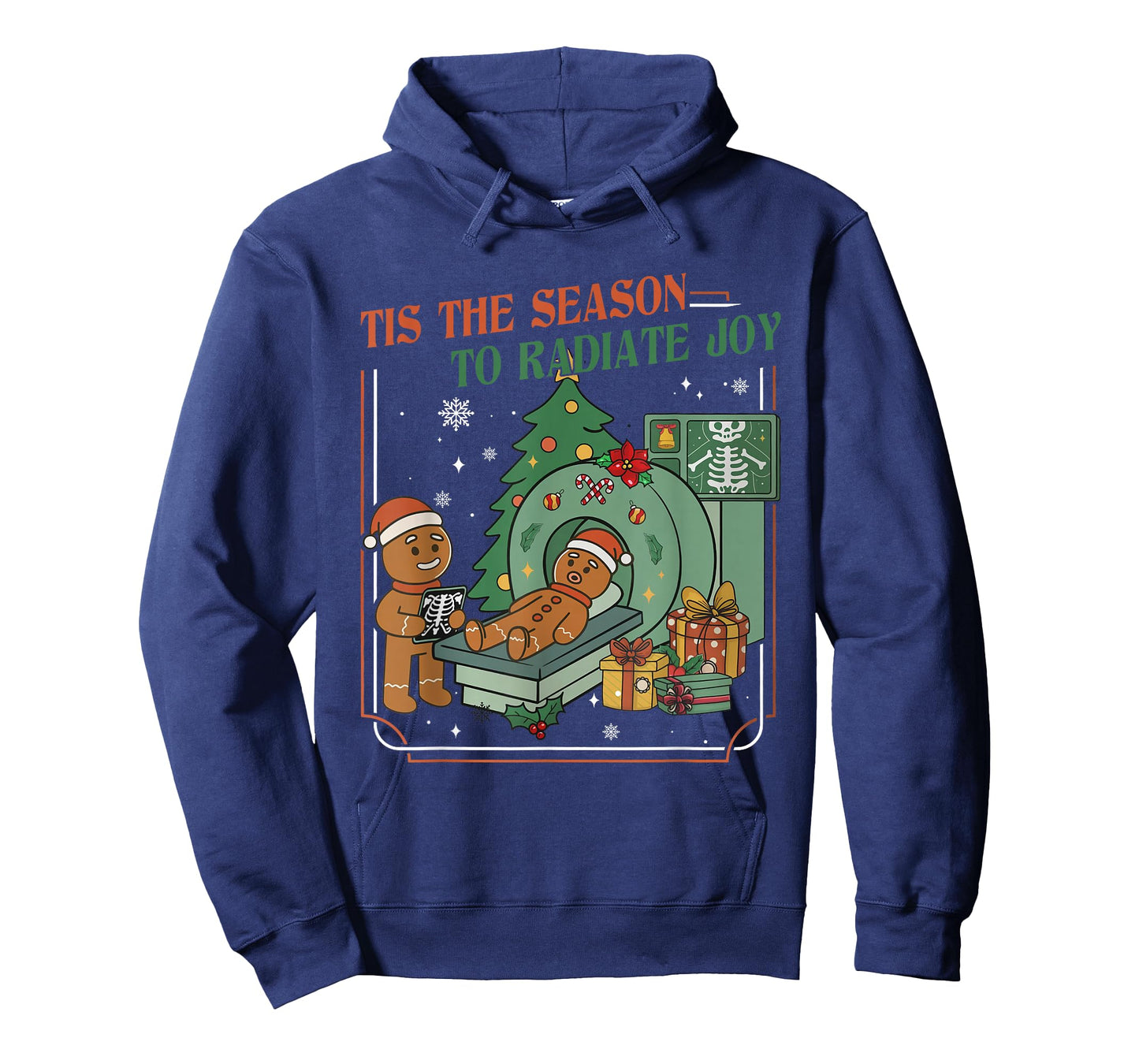 Radiology Technologist Christmas Gingerbread X-ray Holiday T-Shirt