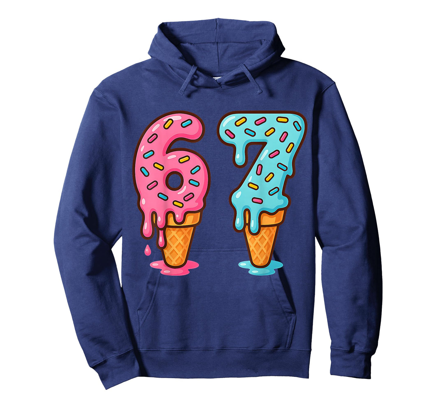 Baseball Drip Ice Cream 67 Baseball Lifestyle 101 T-Shirt