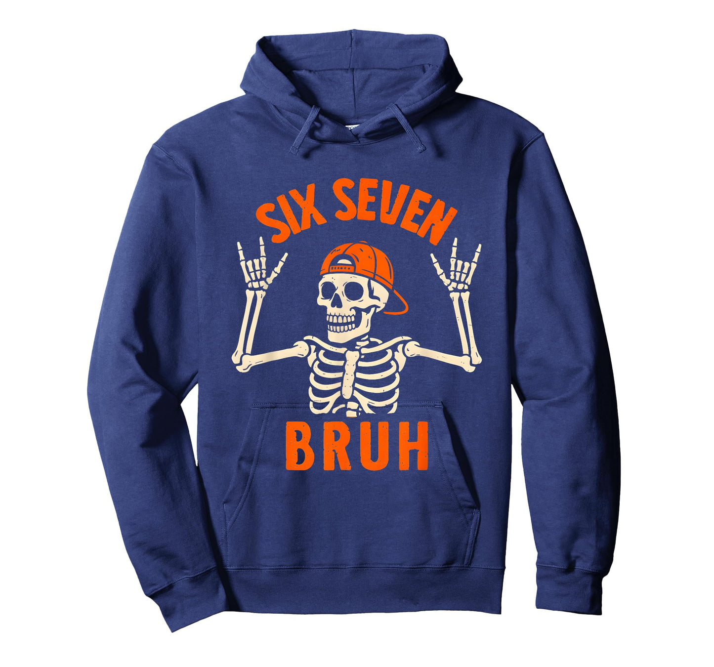 67 Meme 6 7 Funny Halloween Skeleton Rock On Six Seven Bruh T-Shirt