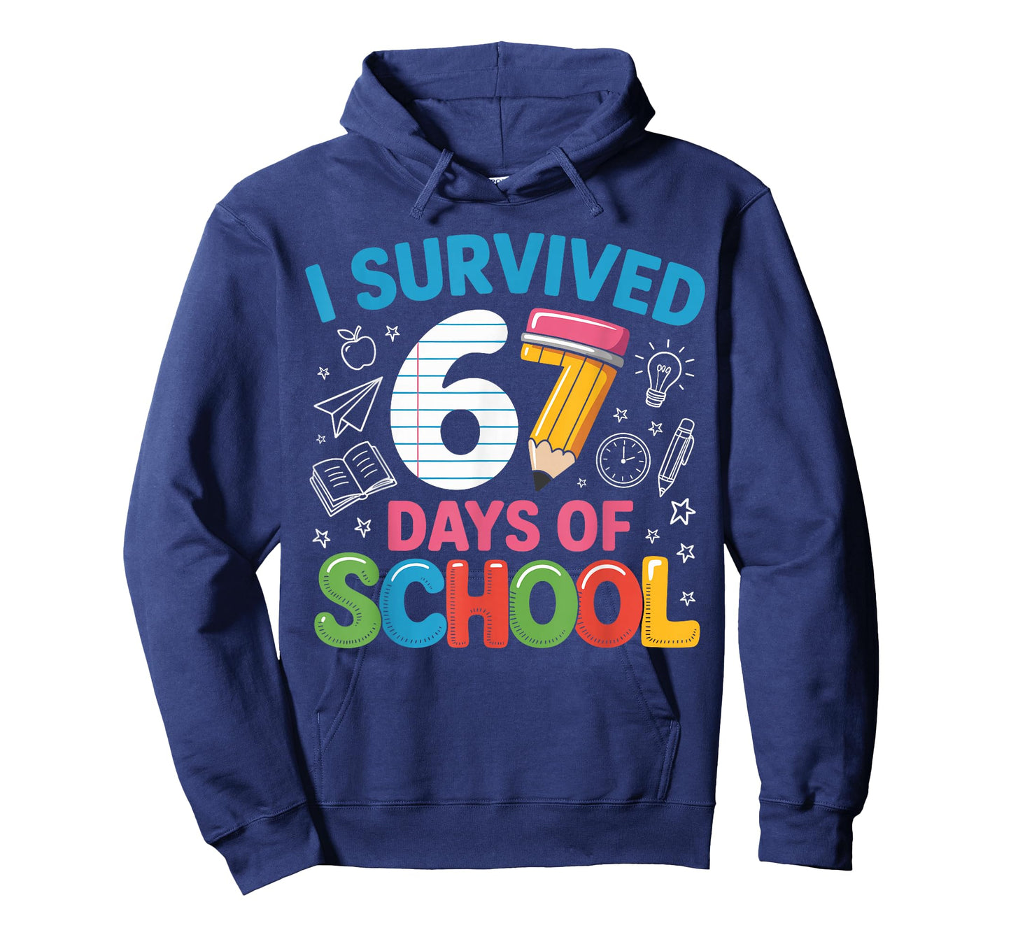 I Survived 67 Days of School Funny Meme Teachers Students T-Shirt