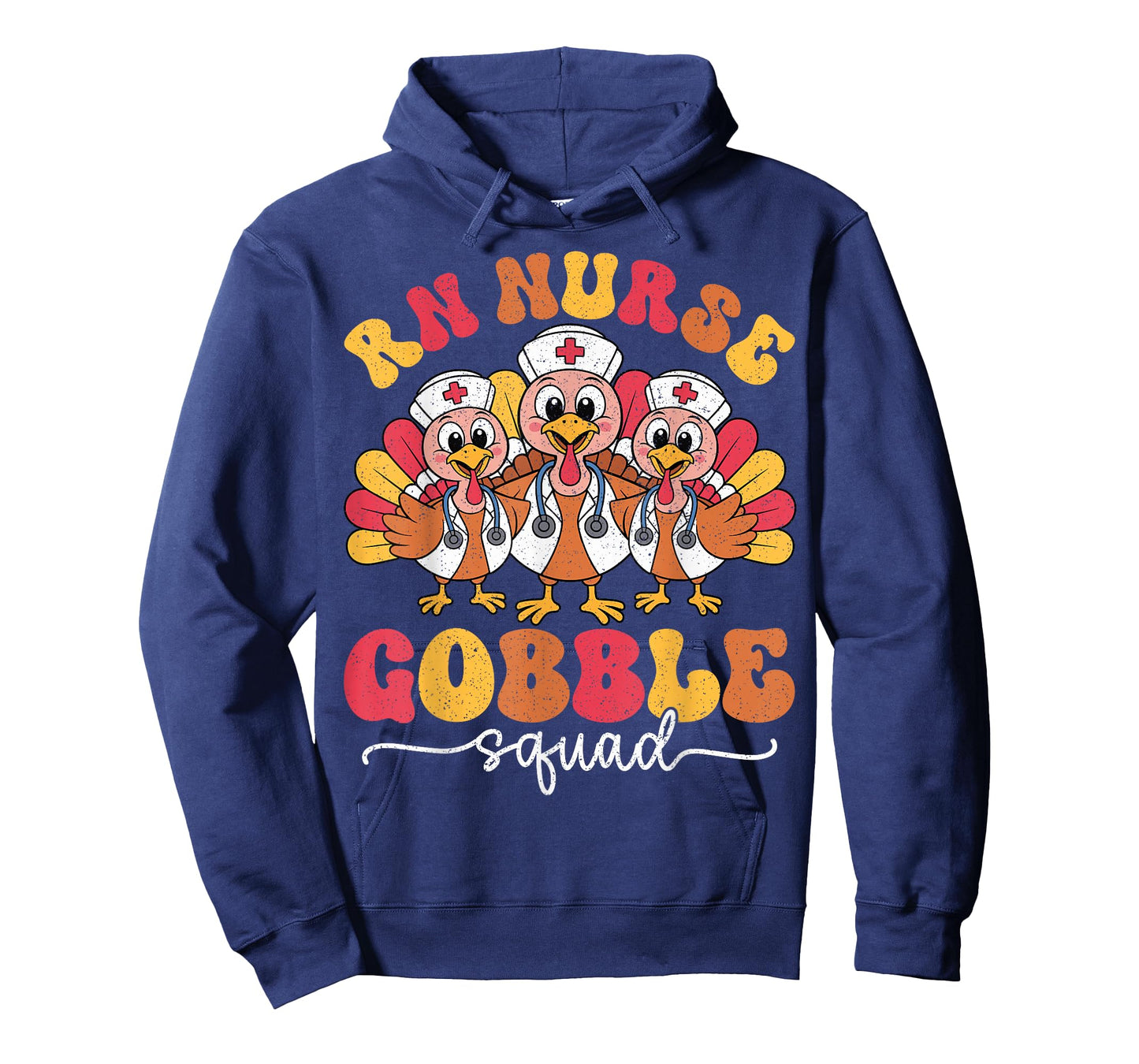 RN Nurse Gobble Squad Thanksgiving Registered Nurse Turkey T-Shirt