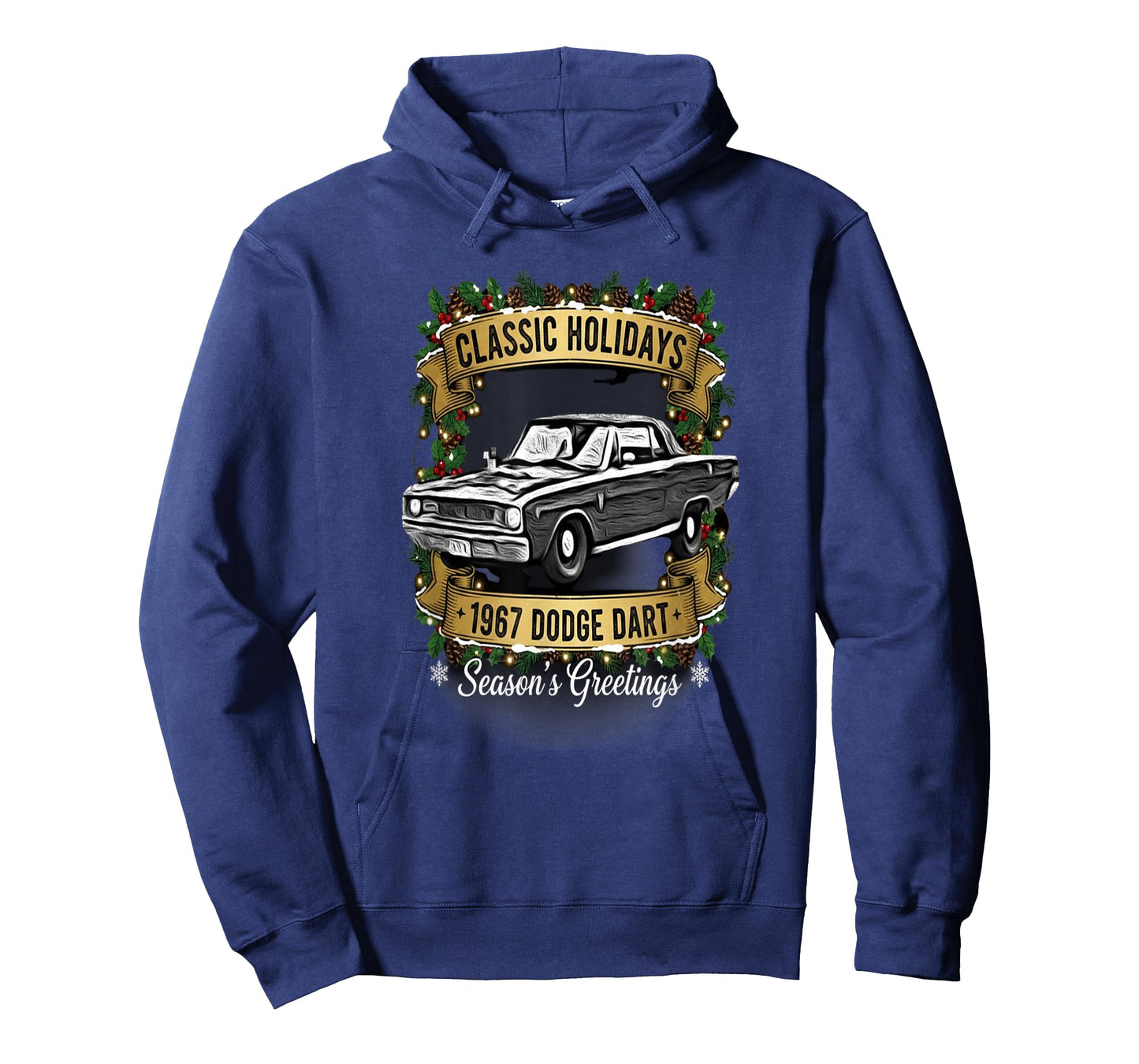 The 1967 Dodge Dart Classic Holiday Cheer Apparel T-Shirt