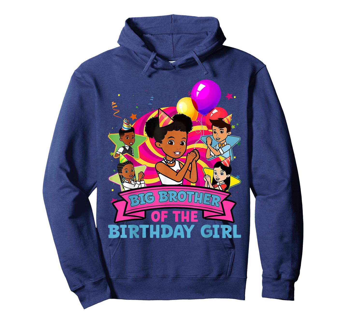 Big Brother Birthday Girl Gracie Pink Doll Family Decoration T-Shirt