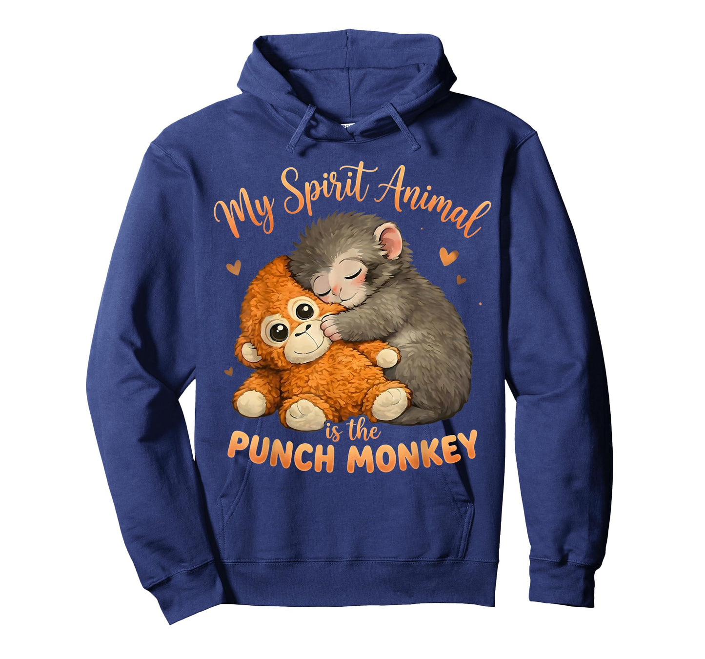 My Spirit Animal is The Punch Monkey Plush Hugging Cute T-Shirt