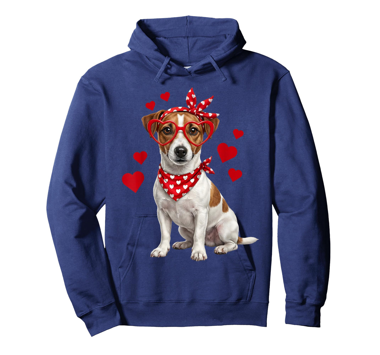 Jack Russell Terrier Valentines Day Dog Lover Heart T-Shirt