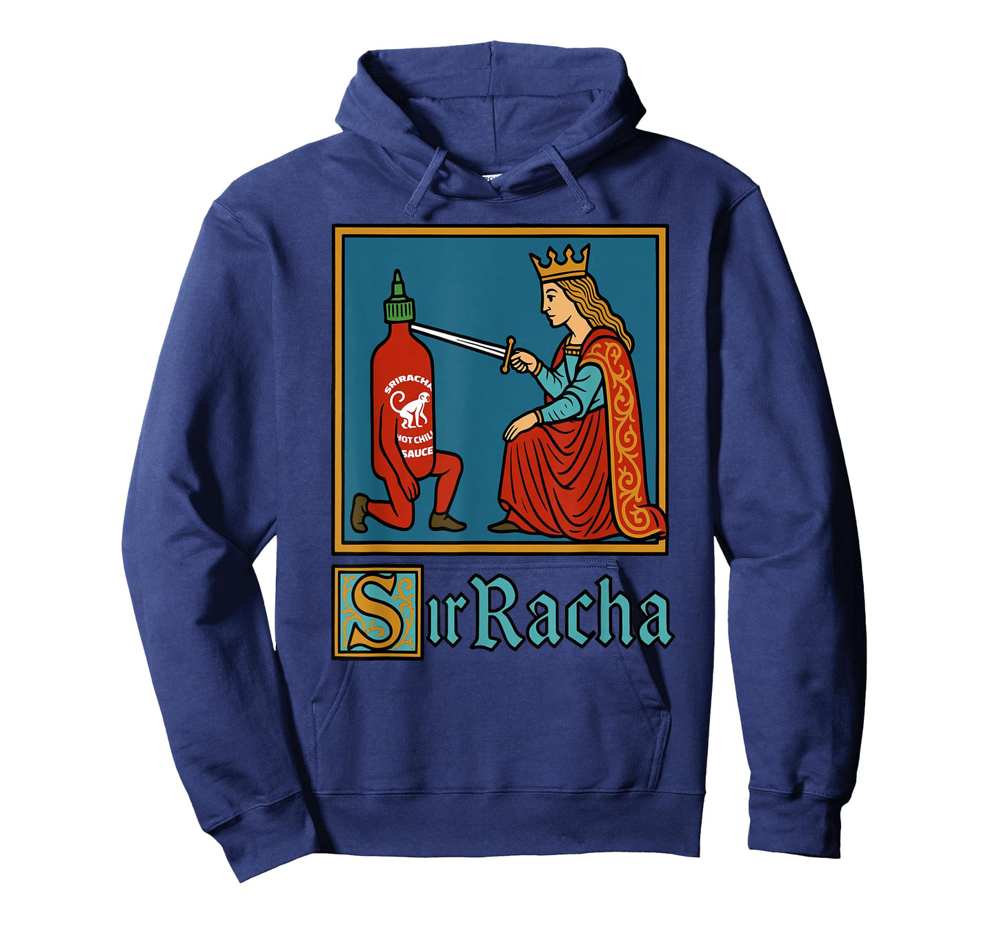 Sir Racha | Sriracha Pun Meme for Foodies Spicy Sauce Lovers T-Shirt
