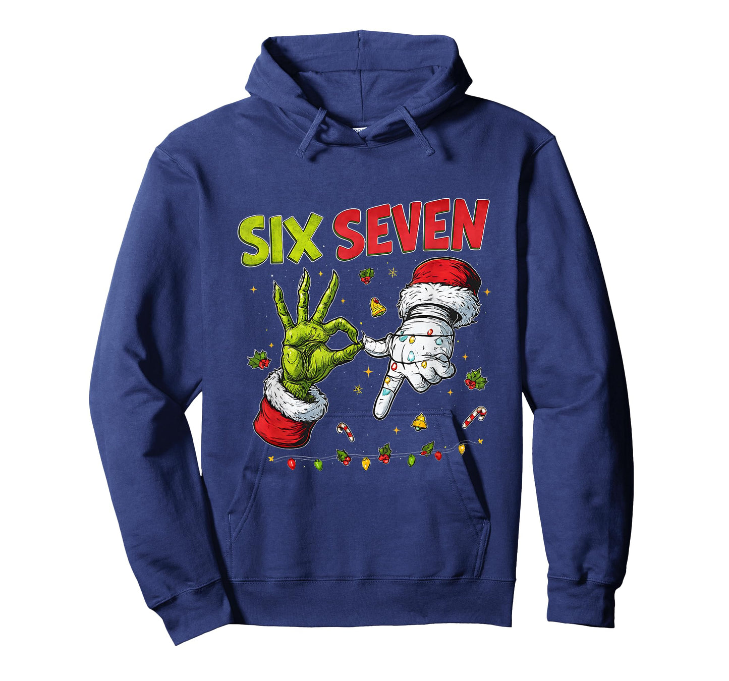 Funny Mean Guy Christmas Viral 6 7 Trending Six Seven Meme T-Shirt