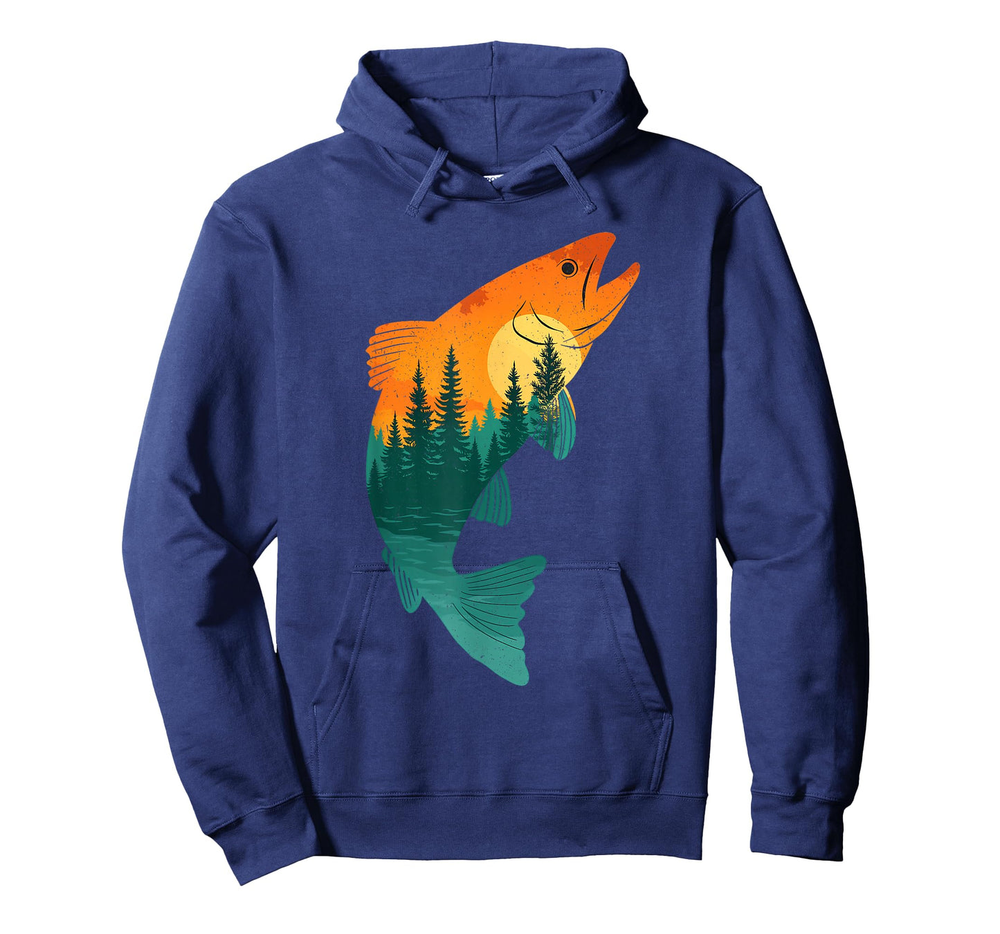 Trout Fly Fishing Outdoor Forest Nature Wildlife Fisherman T-Shirt
