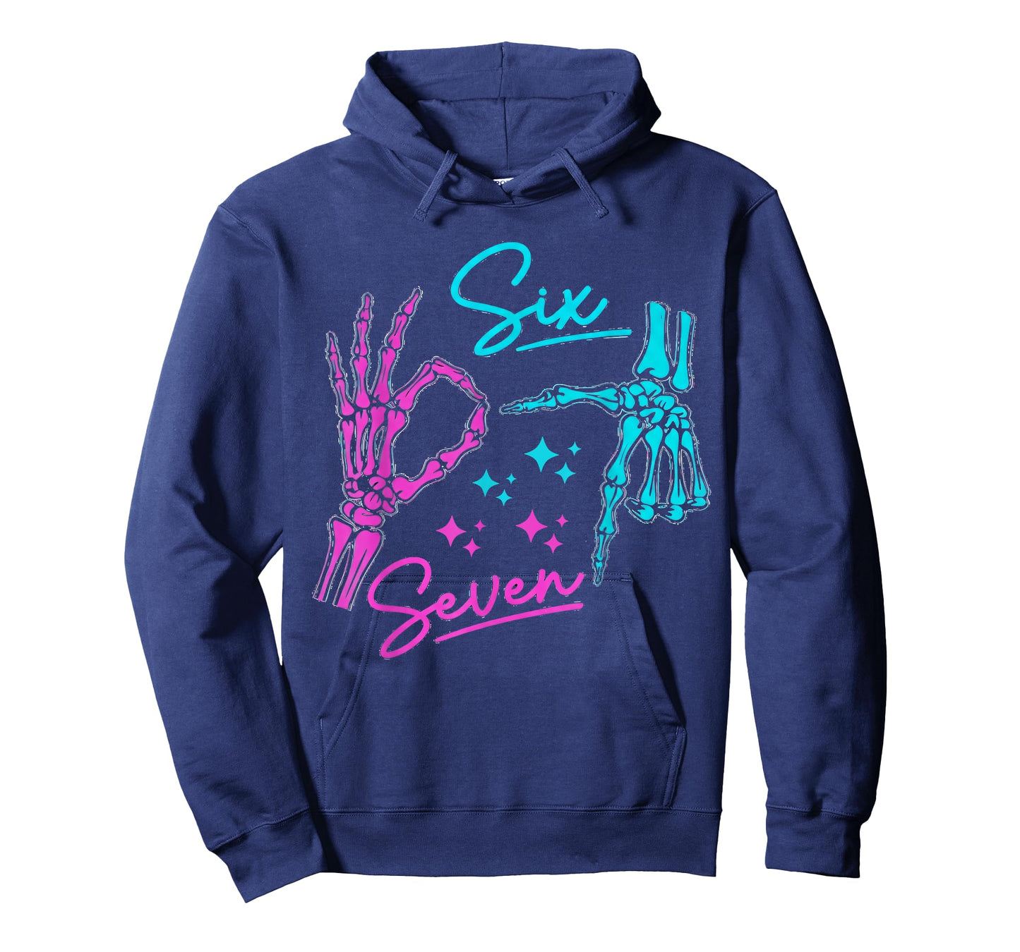 Funny Six Seven Number Gen Alpha Slang 6 7 Trending Meme T-Shirt