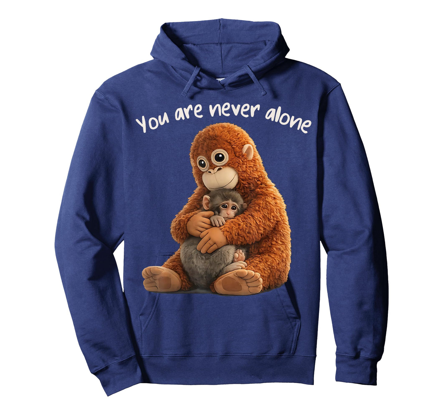 You are Never Alone Punch Monkey Animal Lover T-Shirt