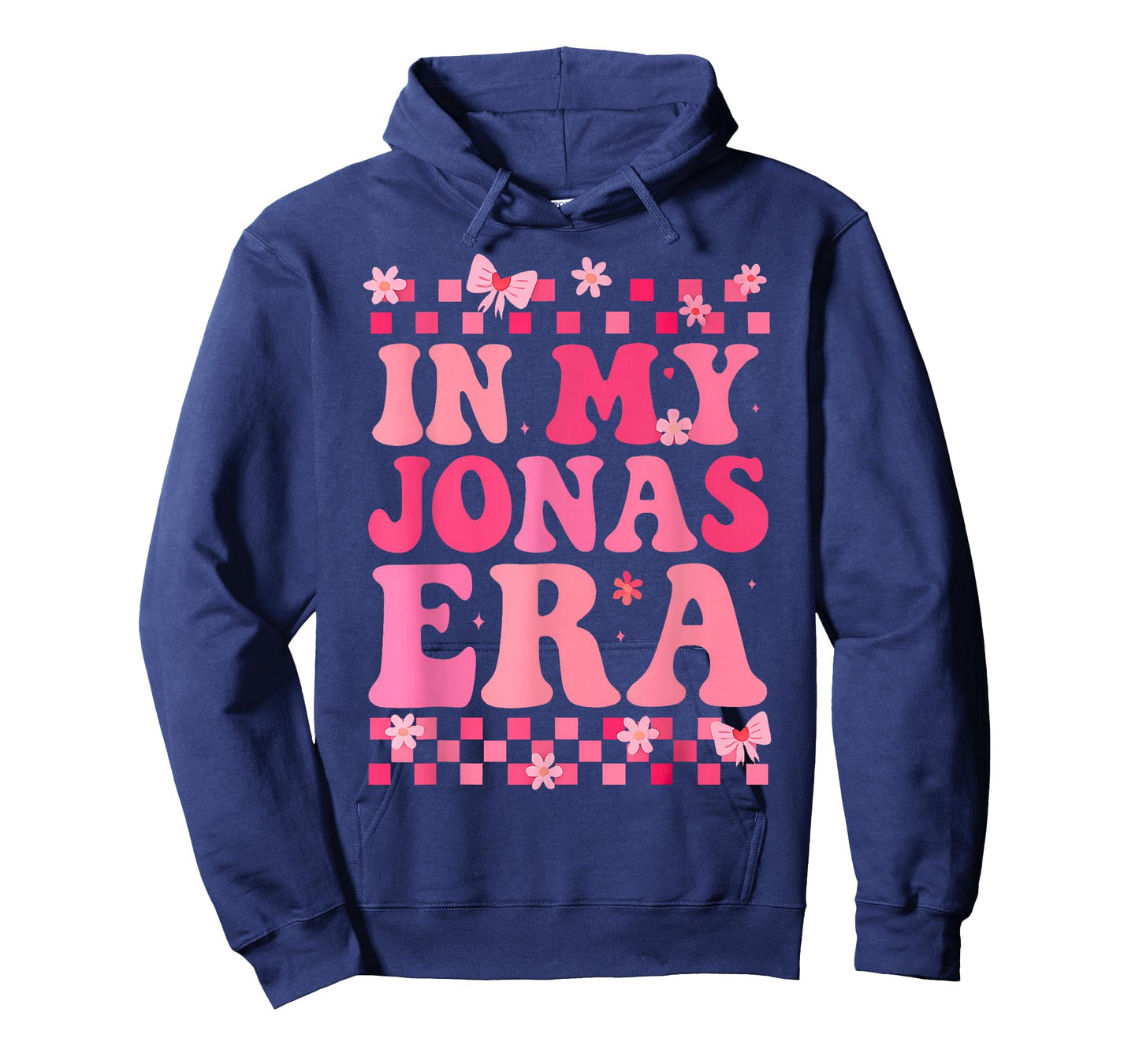 Groovy in My Jonas Era Funny Jonas Heart for Men Women Kids T-Shirt