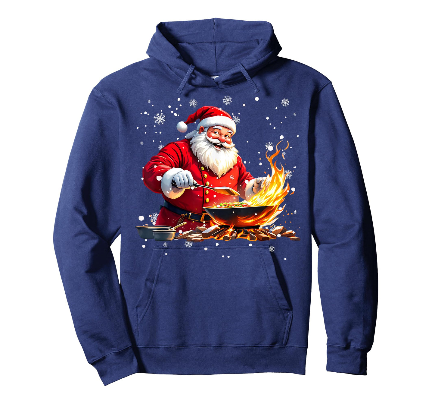 Santa The Busy Chef – Holiday Kitchen Master T-Shirt