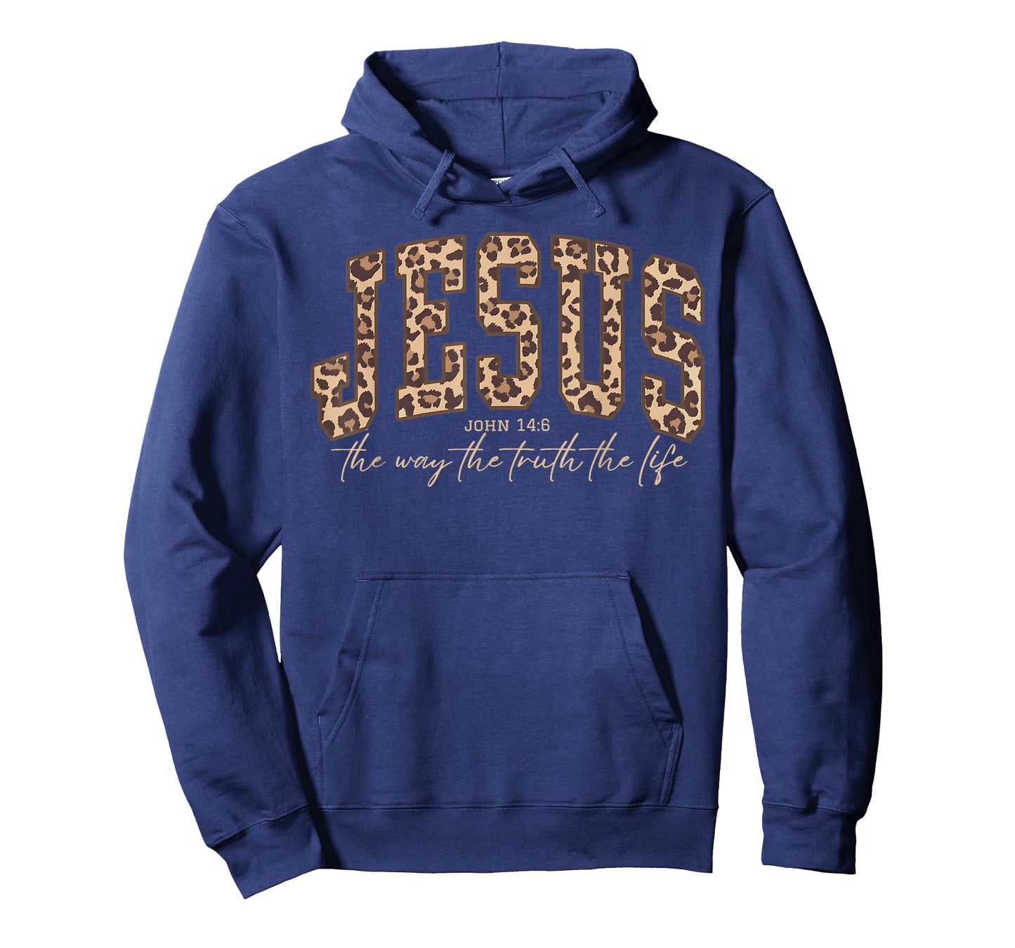 Leopard Jesus The Way Truth Life Christian Bible Religious T-Shirt