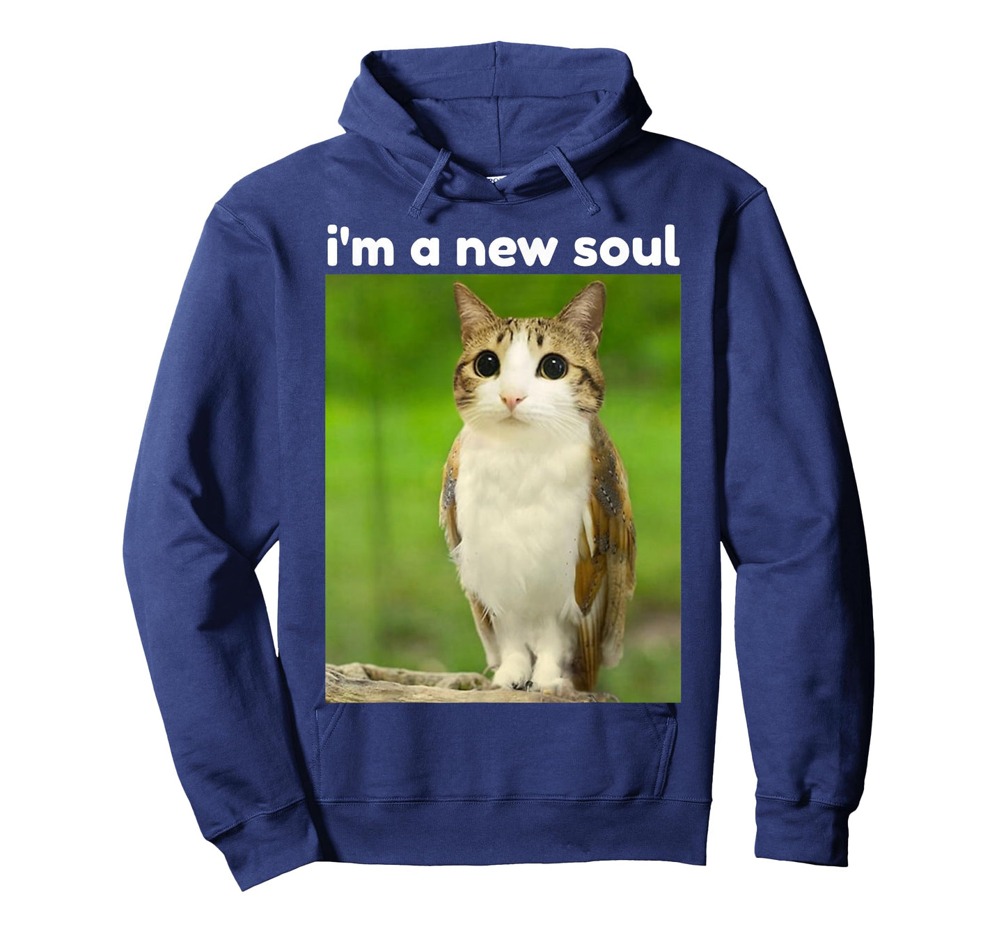 Meowl Brainrot Funny Meme Cat Owl Funny Cursed T-Shirt