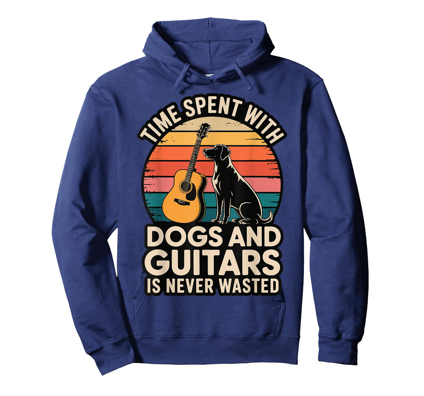 Time Spent with Dogs and Guitars is Never Wasted T-Shirt