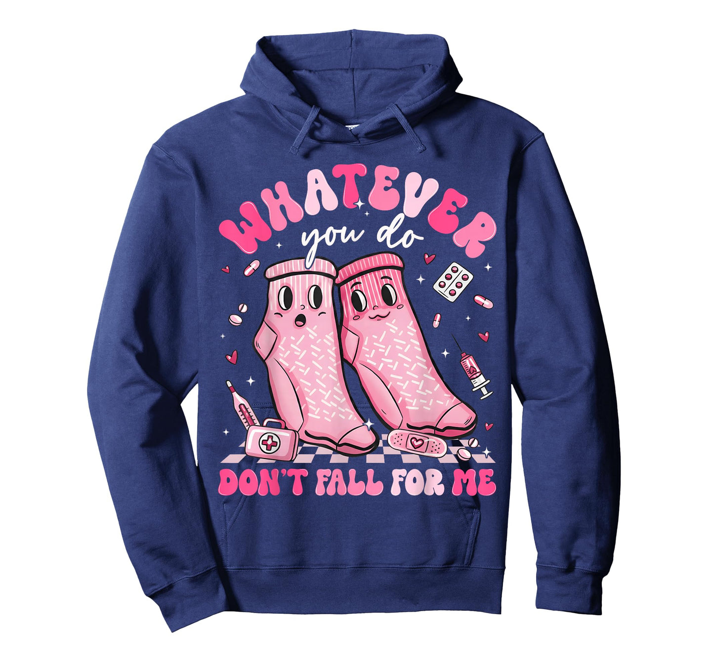 Whatever You Do Don't Fall for Me RN PCT CNA Nurse Valentine T-Shirt