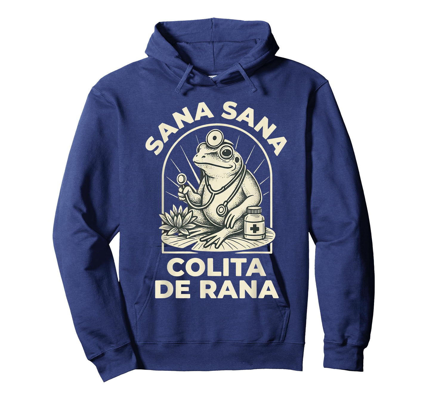 Funny Frog Sana Sana Colita De Rana Cute Mexican Nurse Retro T-Shirt
