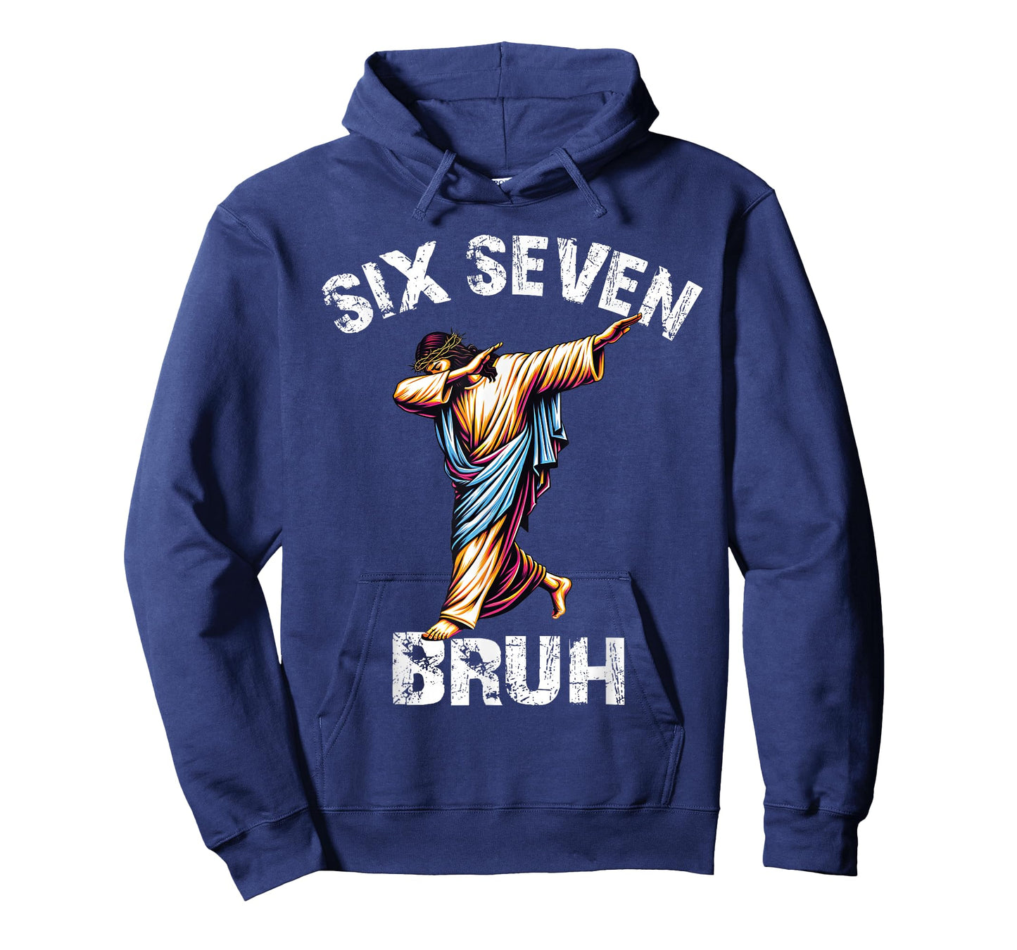 Six Seven Jesus Dabbing Christmas 6 7 Meme 67 Kids Boys Men T-Shirt