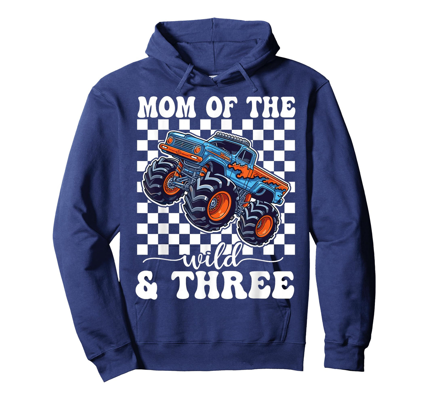 3rd Birthday Monster Truck Young Wild and Three 3 Year Old T-Shirt