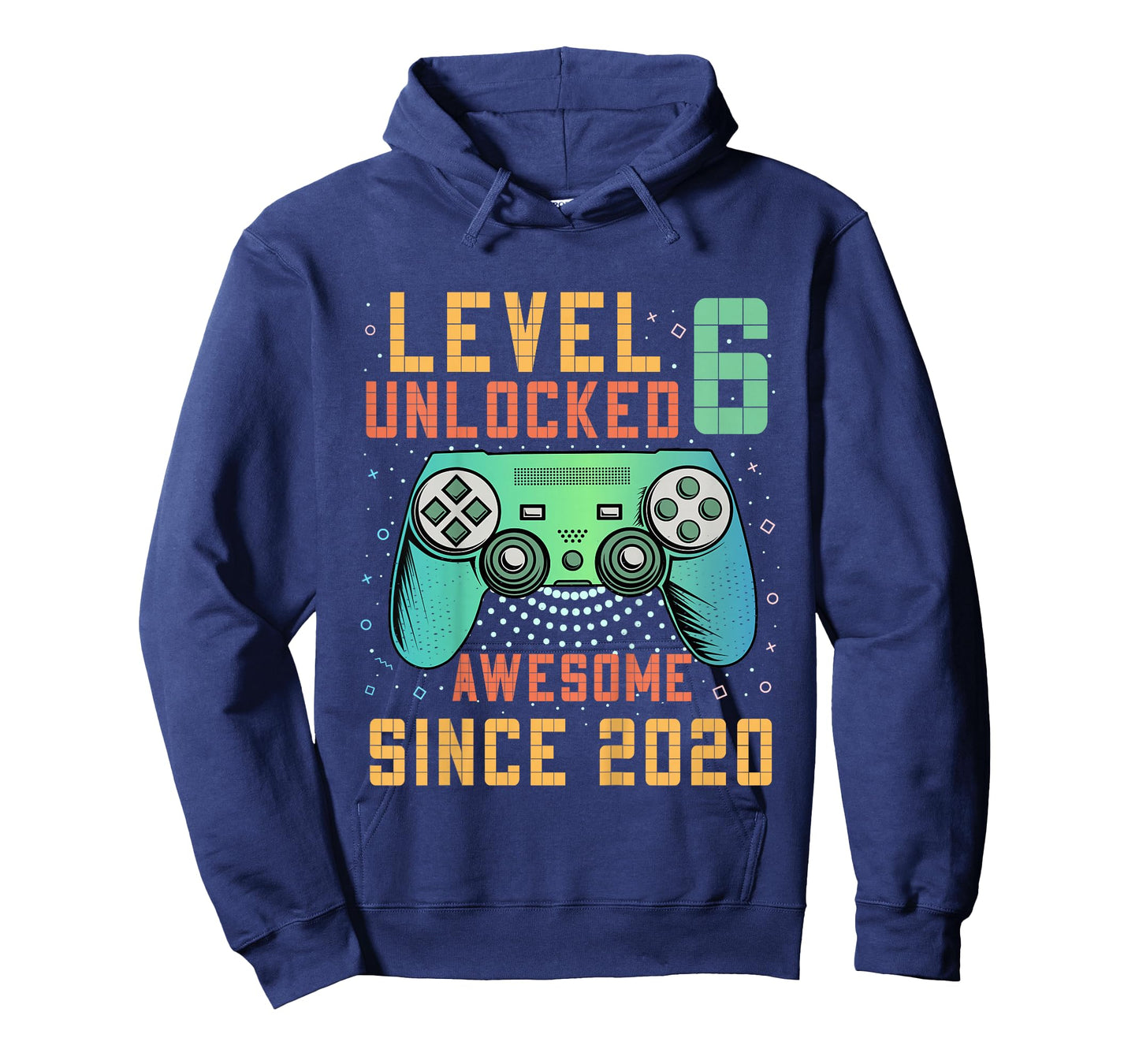 Kids Level 6 Unlocked Awesome Since 2020 6th Birthday Boy T-Shirt