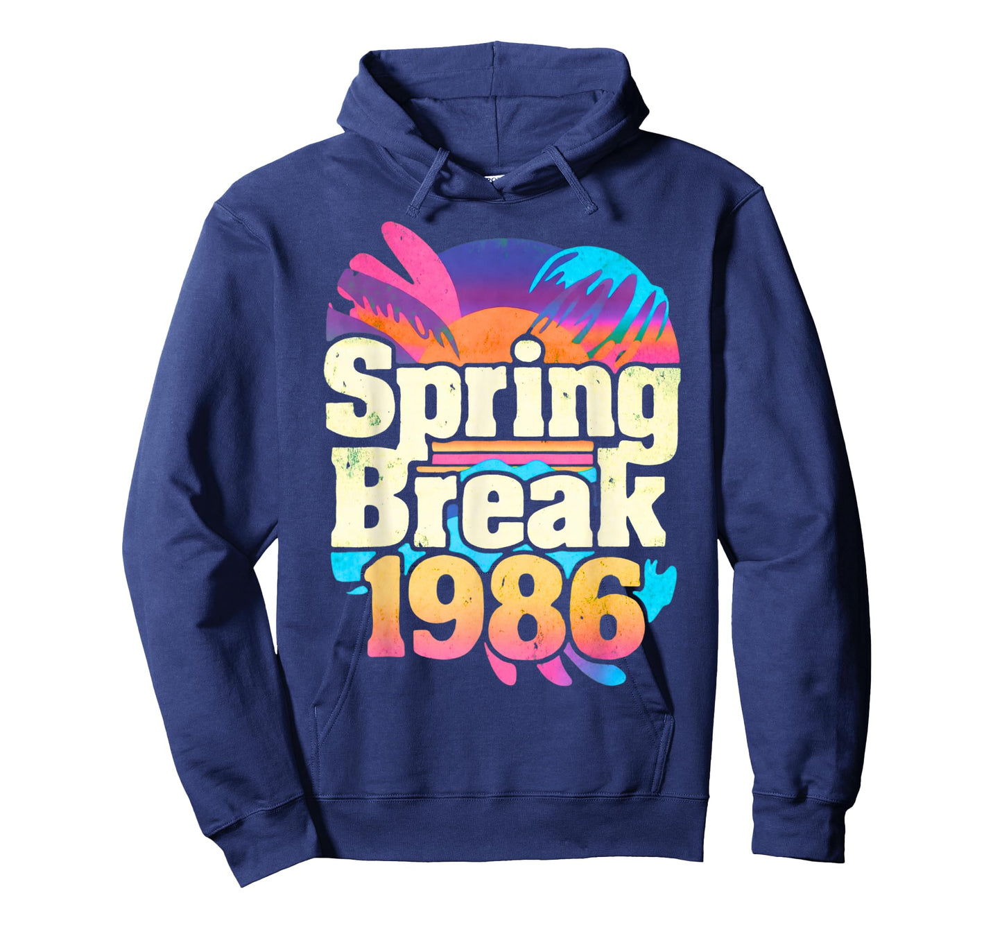 Vintage Throwback Spring Break 1986 Beach Party T-Shirt