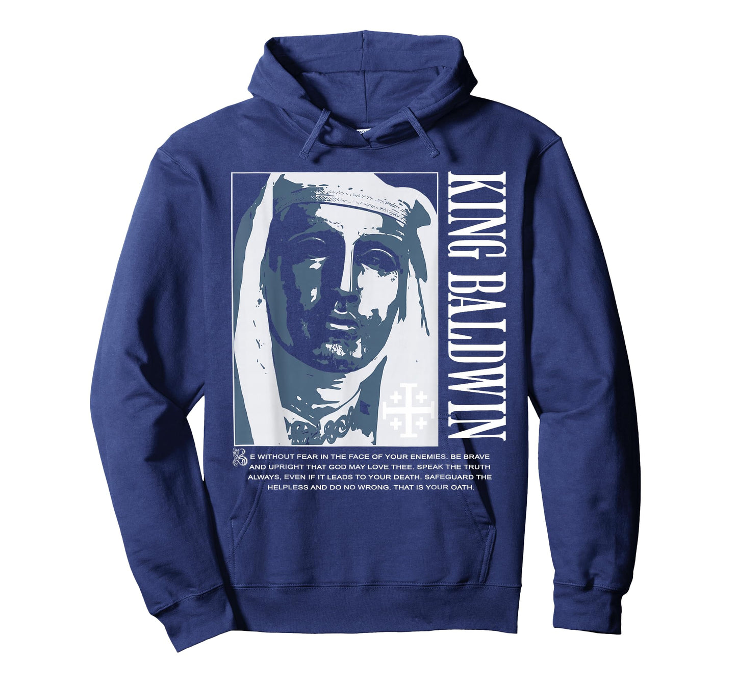 Sliver Mask King Baldwin IV Meme The Leper King Warrior T-Shirt