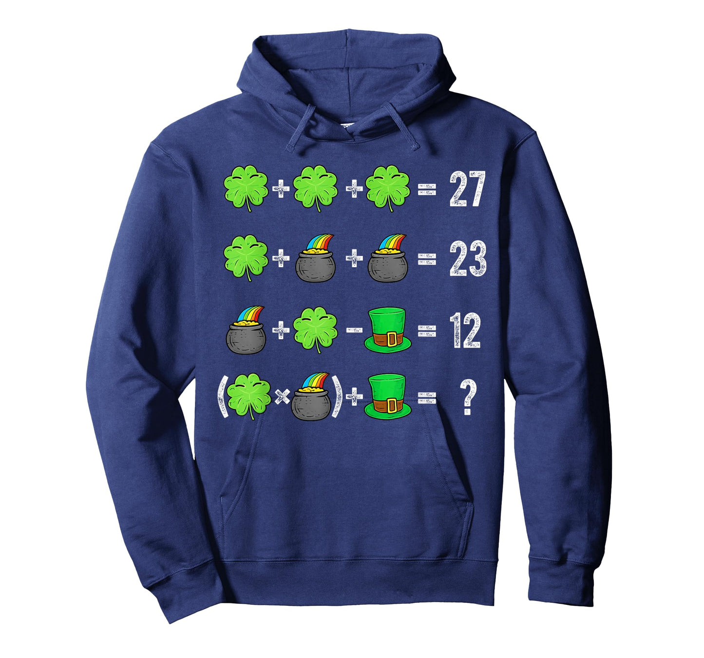 Funny Six Seven 67 Meme St Patricks Day Math Equation PEMDAS T-Shirt