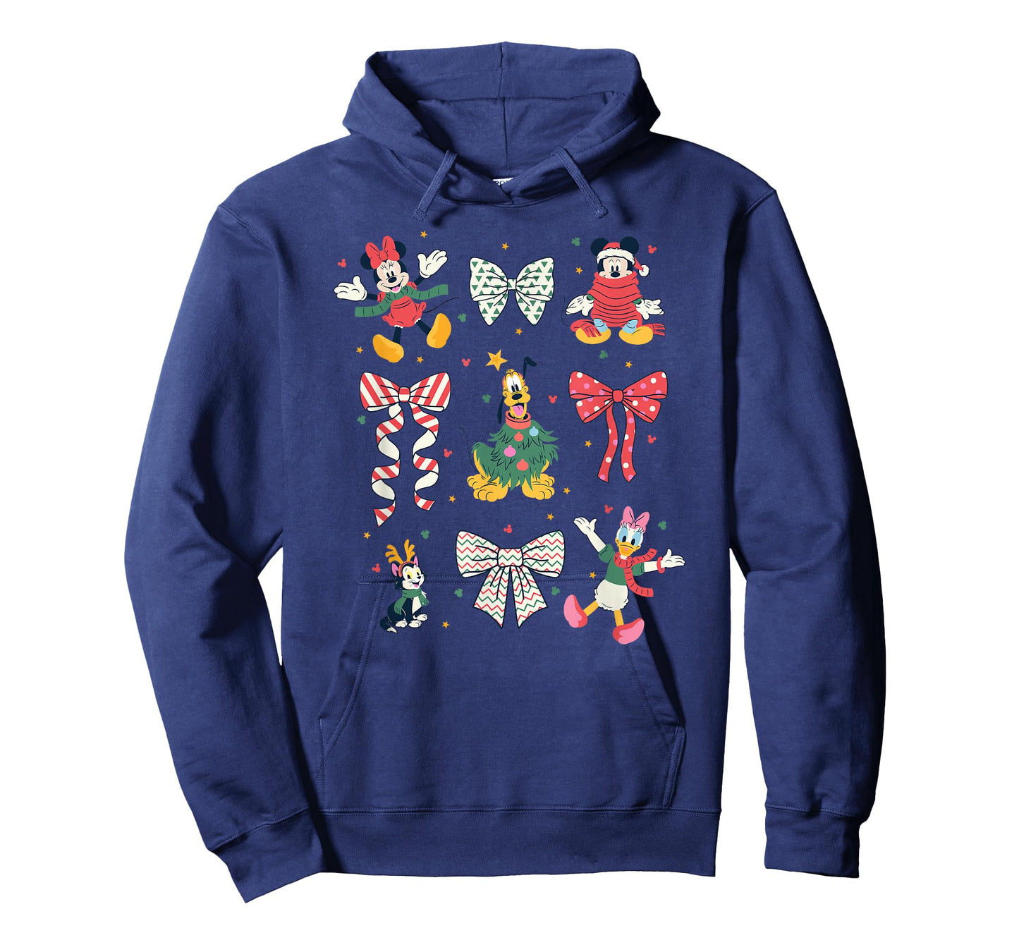 Disney Mickey and Friends Christmas Bows and Pals Collage T-Shirt