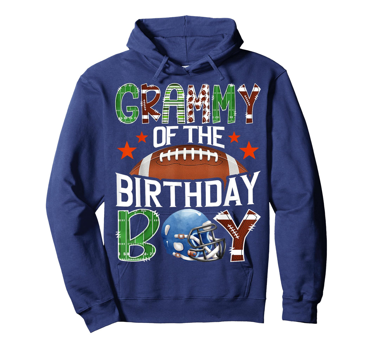 Grammy of The Birthday Boy Game Day Football Lover T-Shirt