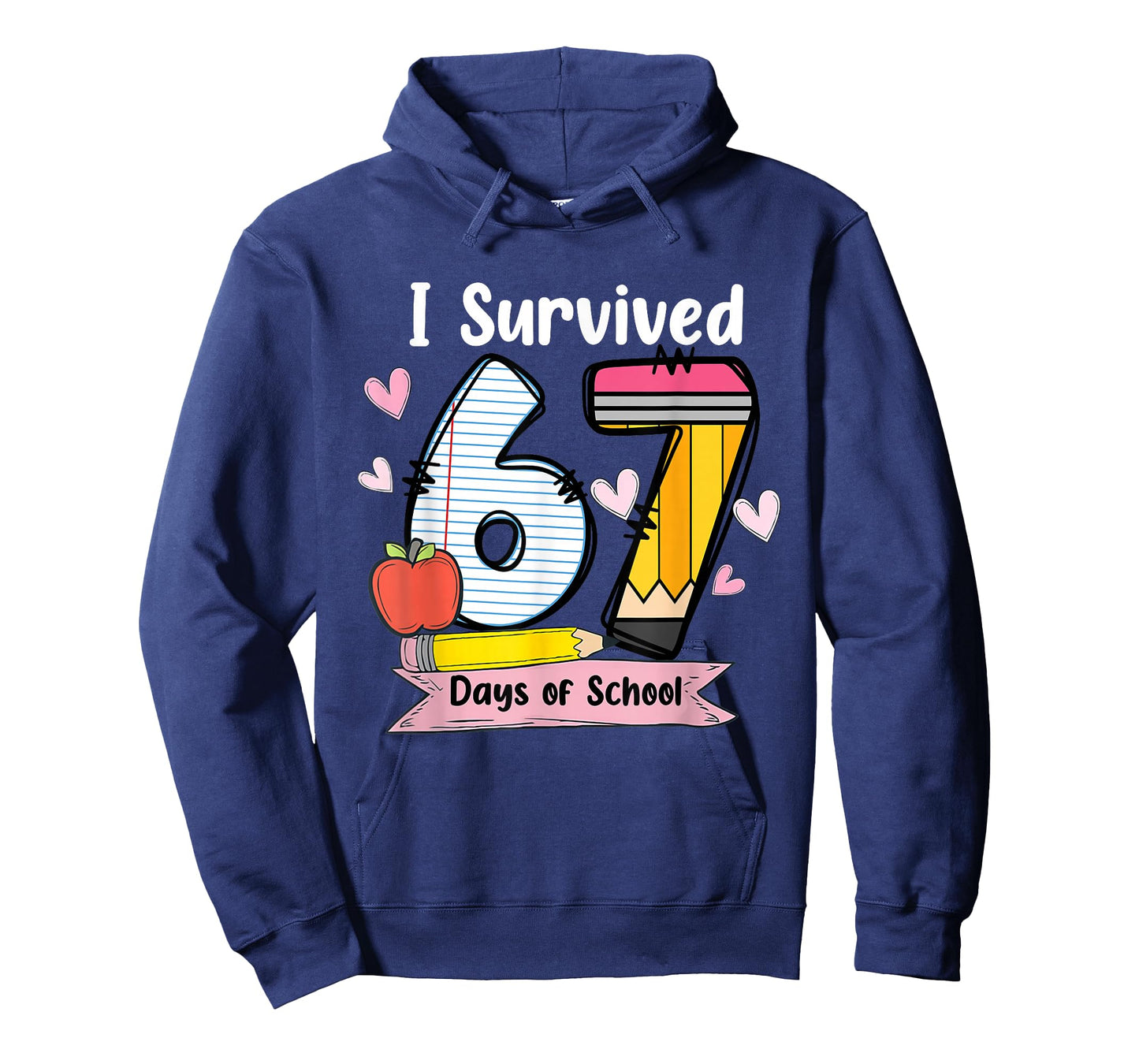 I Survived 67 Days of School Teacher Student Six Seven Meme T-Shirt