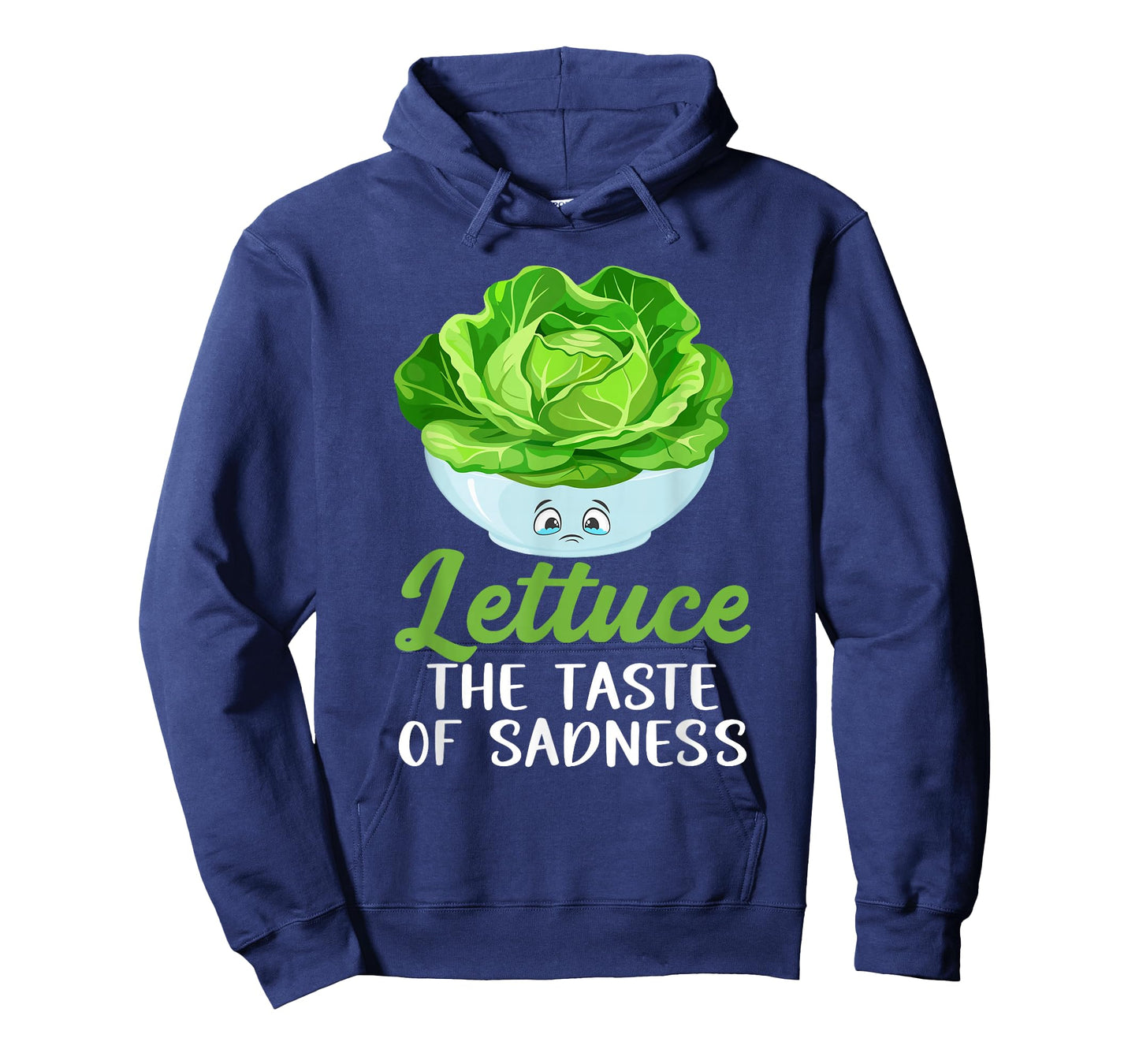 Lettuce The Taste of Sadness Dieting Fitness Weight Lifting T-Shirt