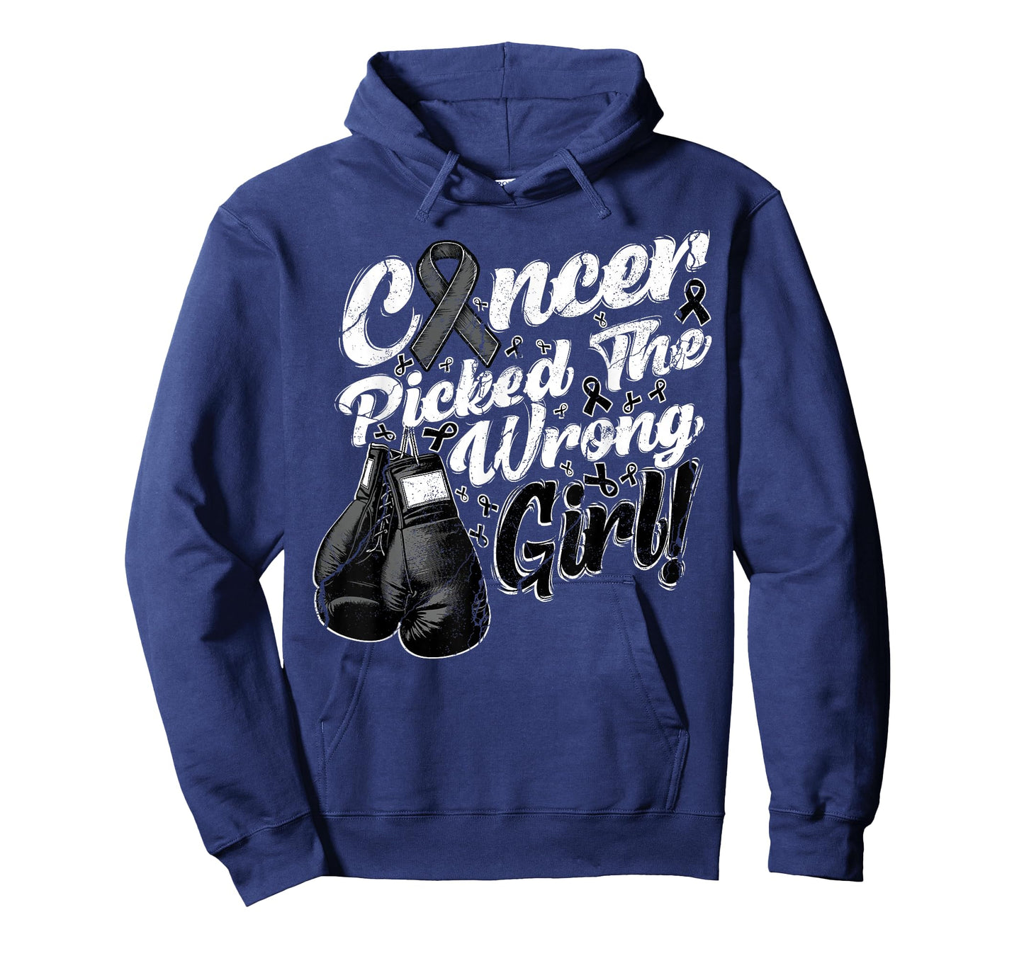 Melanoma Skin Cancer Picked The Wrong Girl Awareness Support T-Shirt