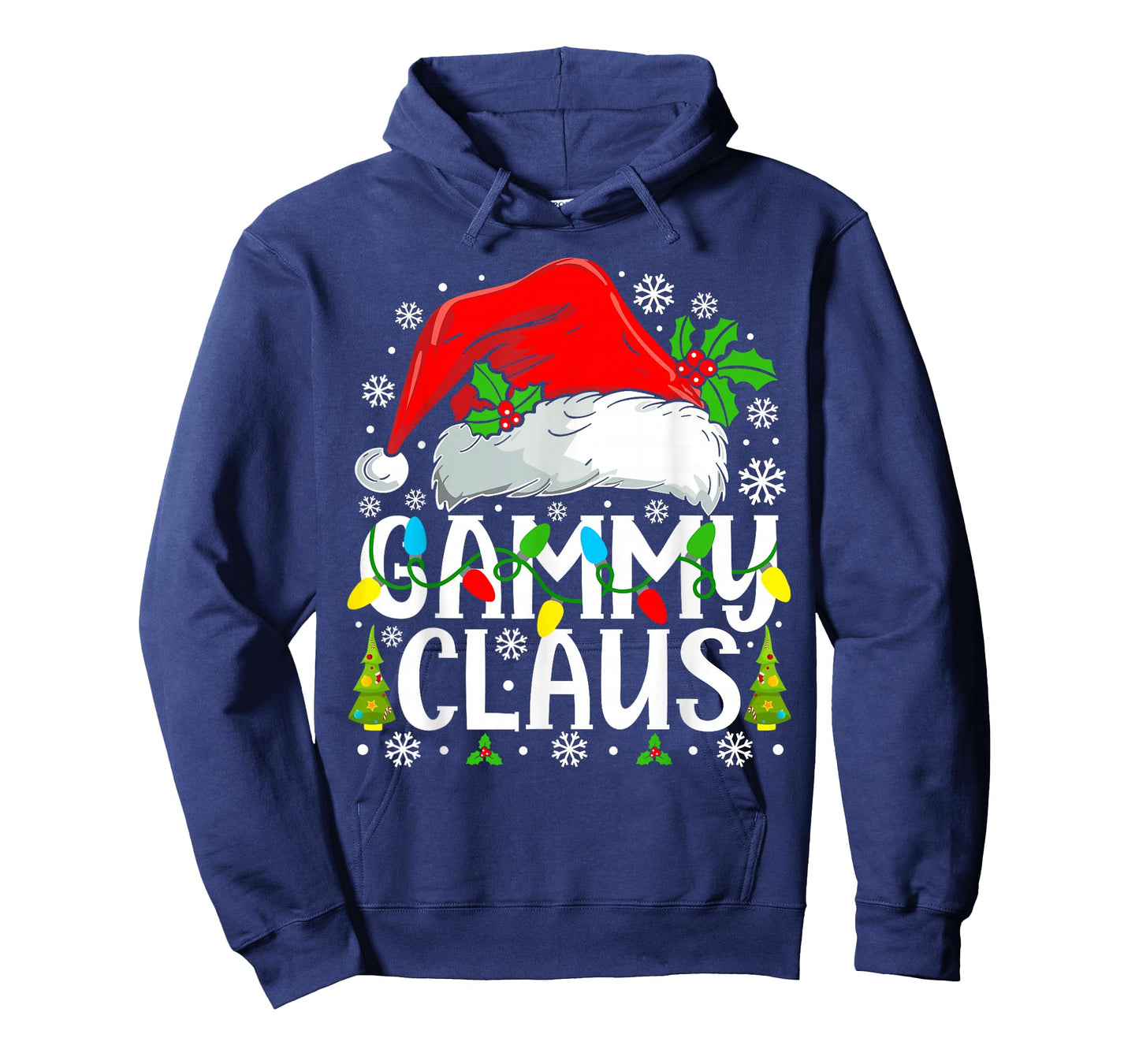 Gammy Claus Funny Christmas Family Matching T-Shirt