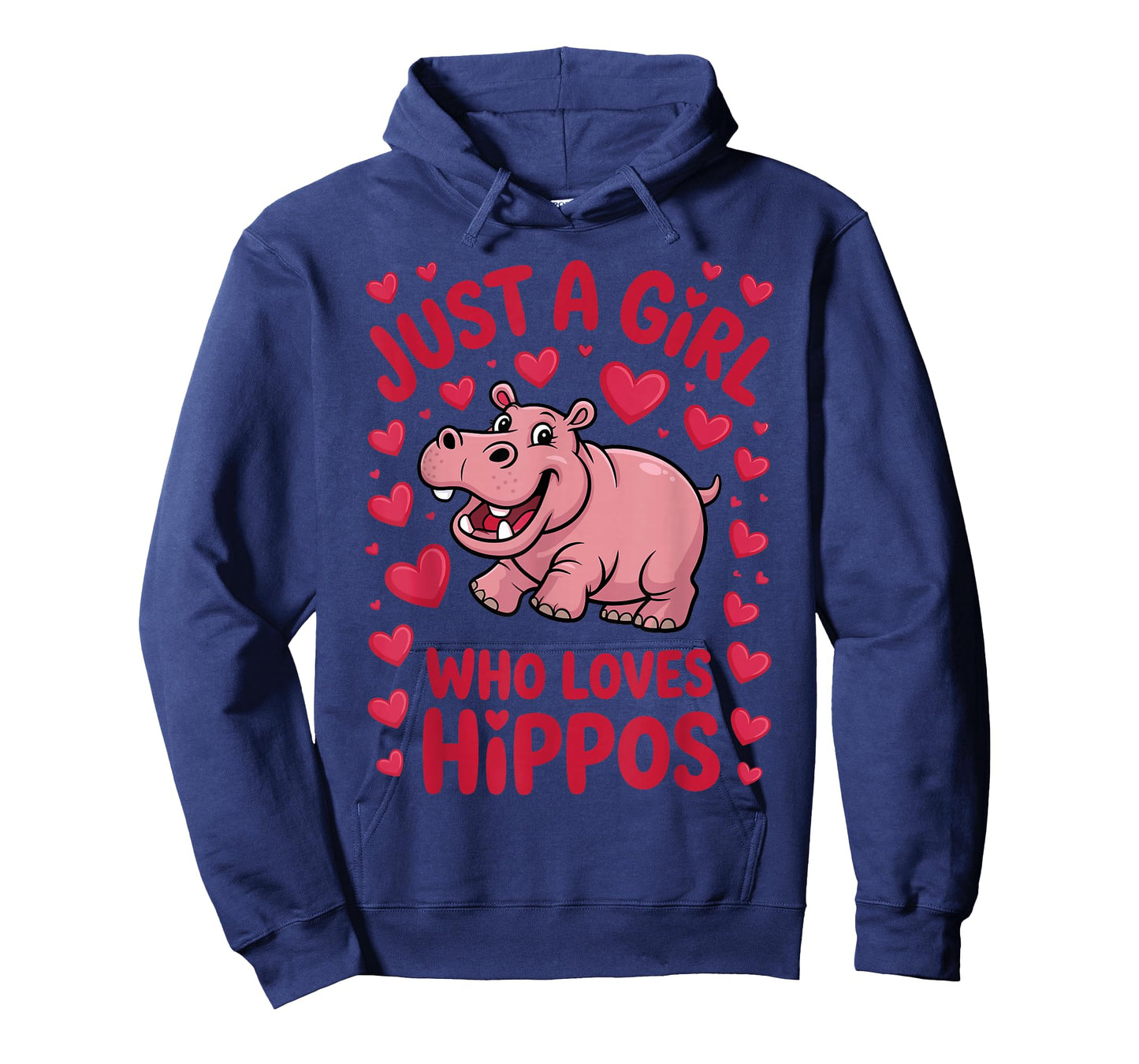 Cute Hippo Art for Women Girls Kid Hippopotamus Animal Hippo T-Shirt