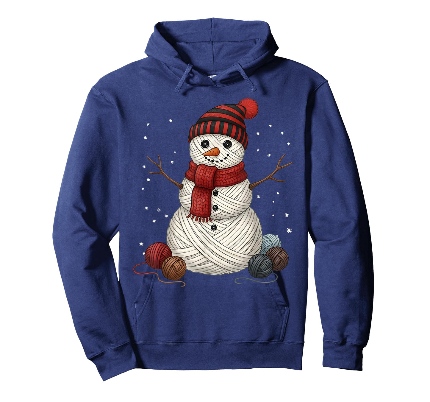 Yarn Snowman Sewing Knitting Crocheting Quilter Crochet T-Shirt