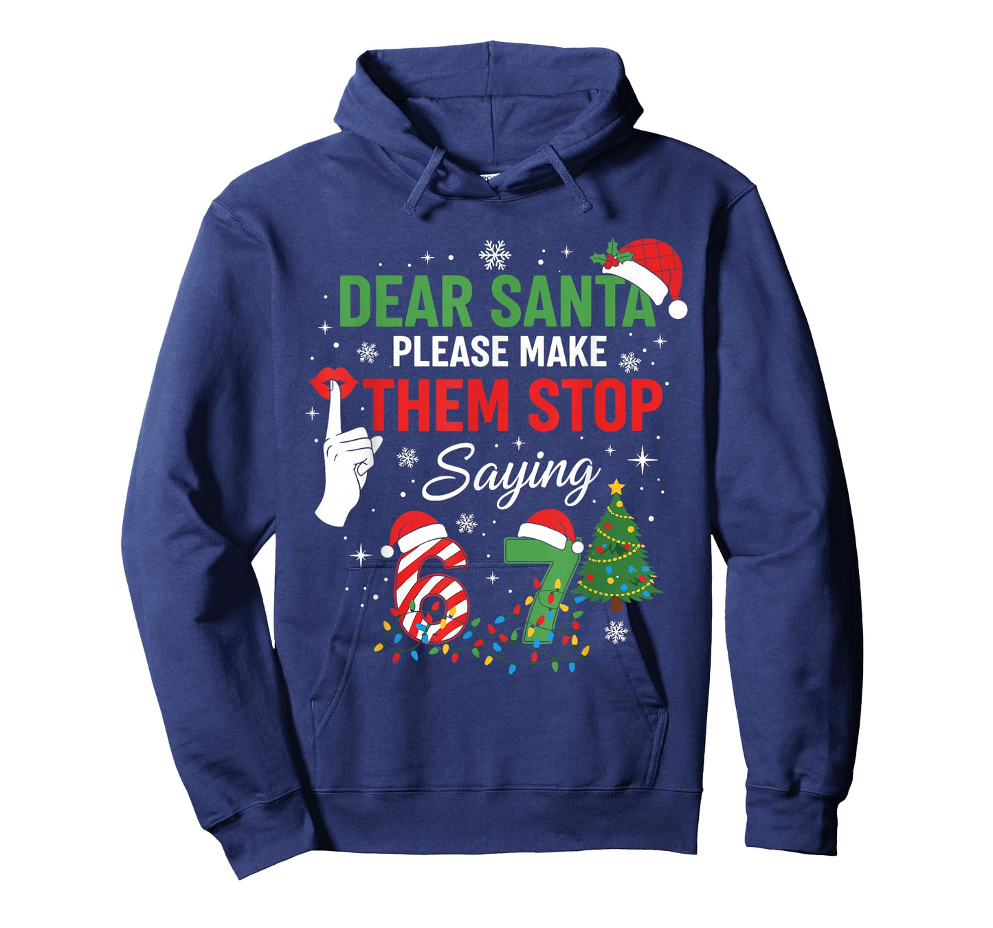 Dear Santa 67 Funny Christmas Six Seven Meme Men Women T-Shirt