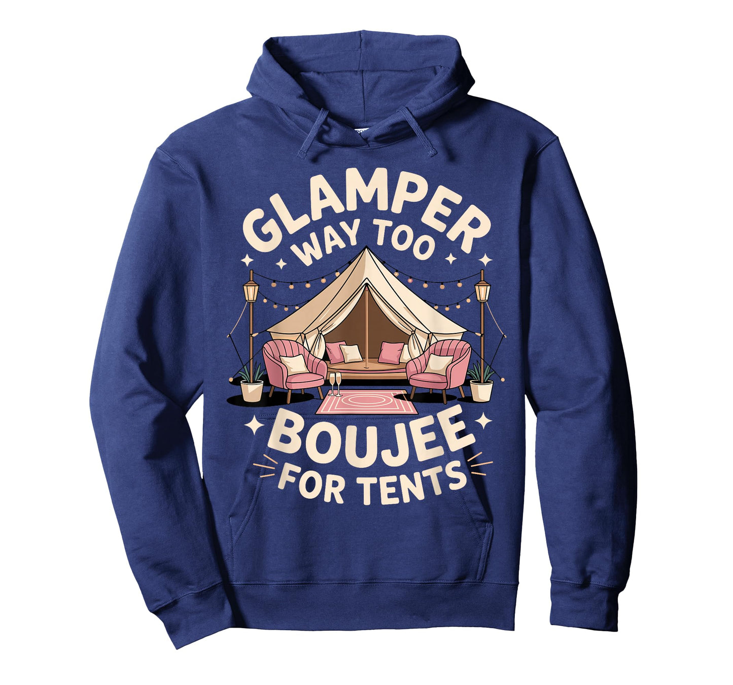Funny Glamping Art for Men Women RV Tent Glamper Glamping T-Shirt