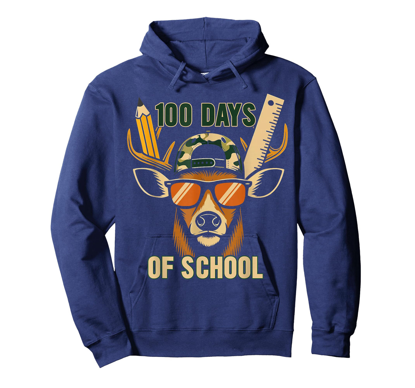 Oh Deer 100 Days of School are Here Deer Hunting 100th Day T-Shirt