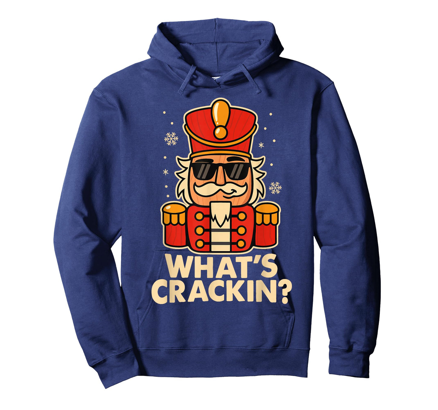 Funny Christmas Nutcracker Men Kids Teen Boys Whats Crackin T-Shirt